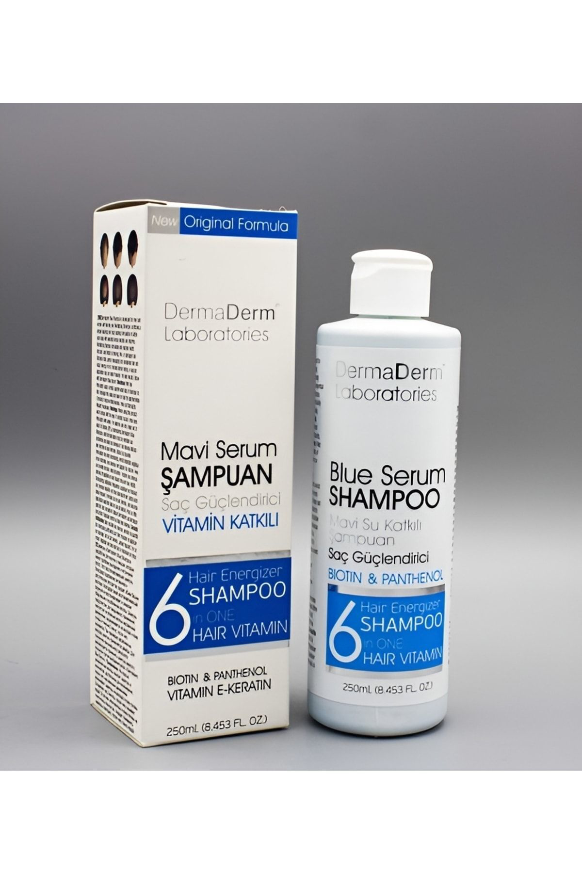 Dermaderm Mavi Su & Serum + Mavi Şampuan (Avantaj Paketi)