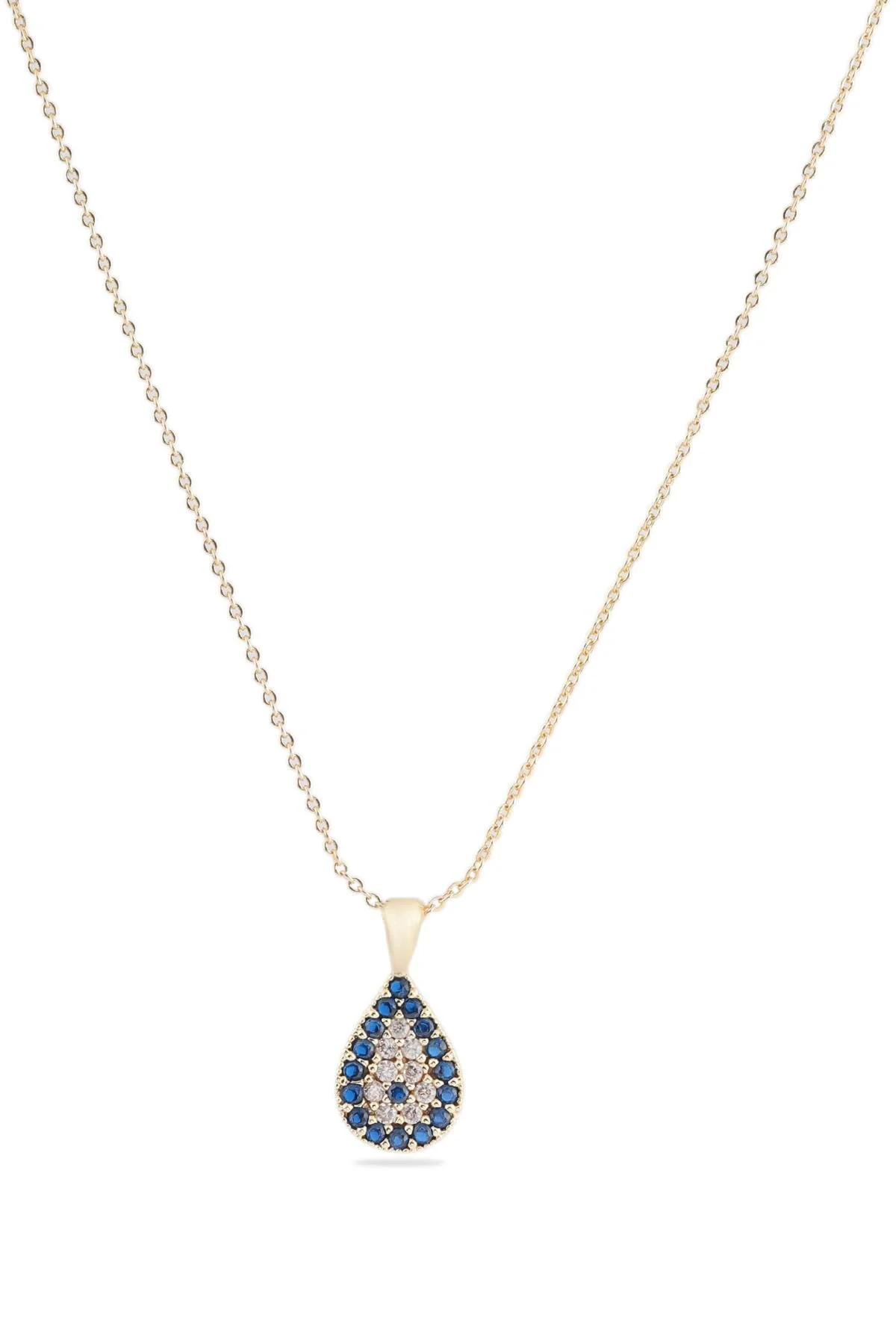 Mavi Taşlı Zirkon Kolye GOLD 45 cm Fiyatı, Yorumları ve Özellikleri