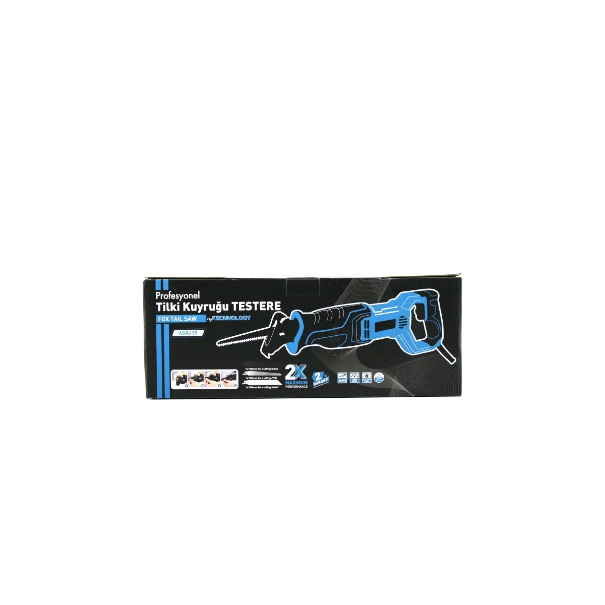 Mavi Tilki Kuyruğu Elektrikli Testere 230v 0-2800 Rpm Asr-615 Bx40 Fiyatı, Yorumları ve Özellikleri