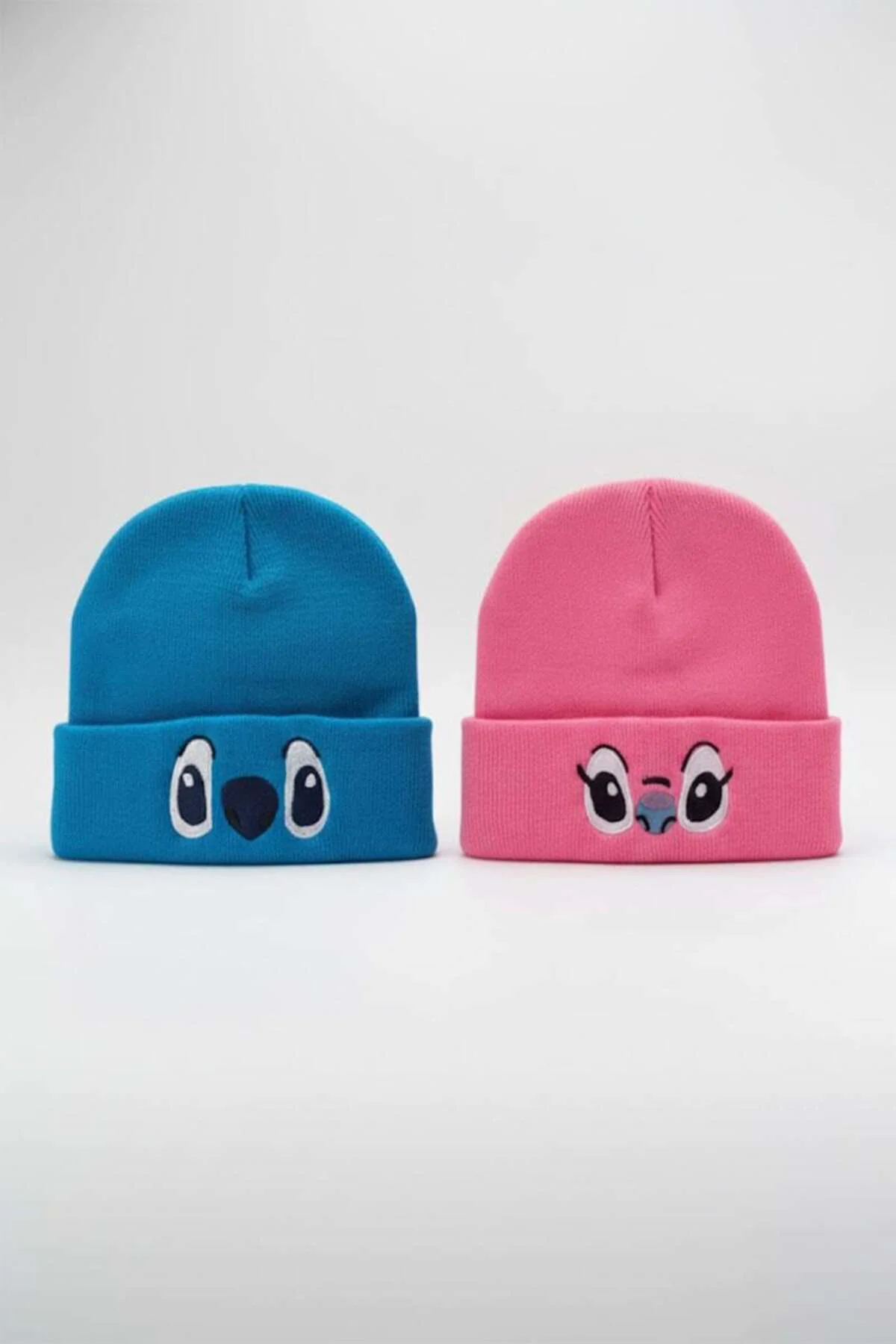 Mavi ve Pembe Sevimli Lilo & Stitch Face Couple Bere Fiyatı, Yorumları ve Özellikleri