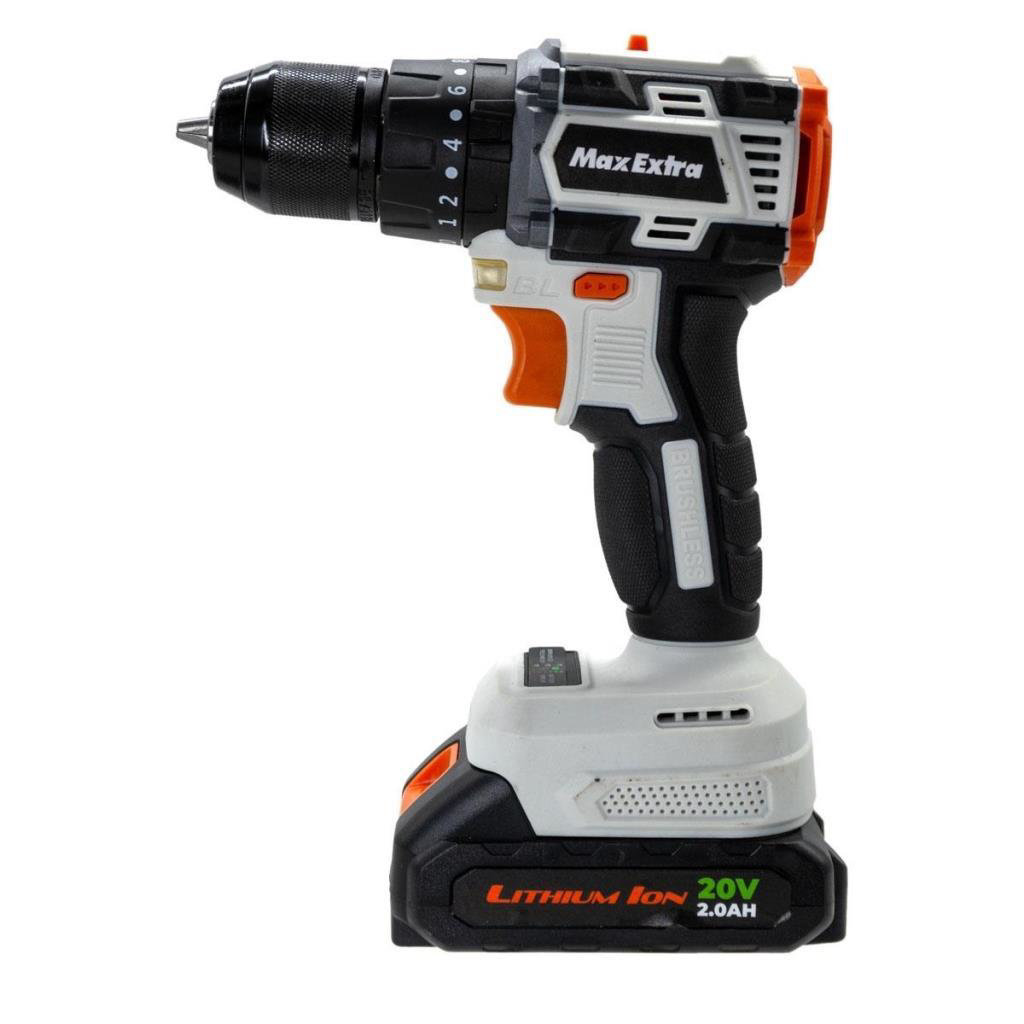 Max Extra MX2020 Kömürsüz Çift Akülü Darbeli Matkap 20V 2.0Ah Max Extra MX2020 Kömürsüz Çift Akülü Darbeli Matkap 20V 2.0Ah