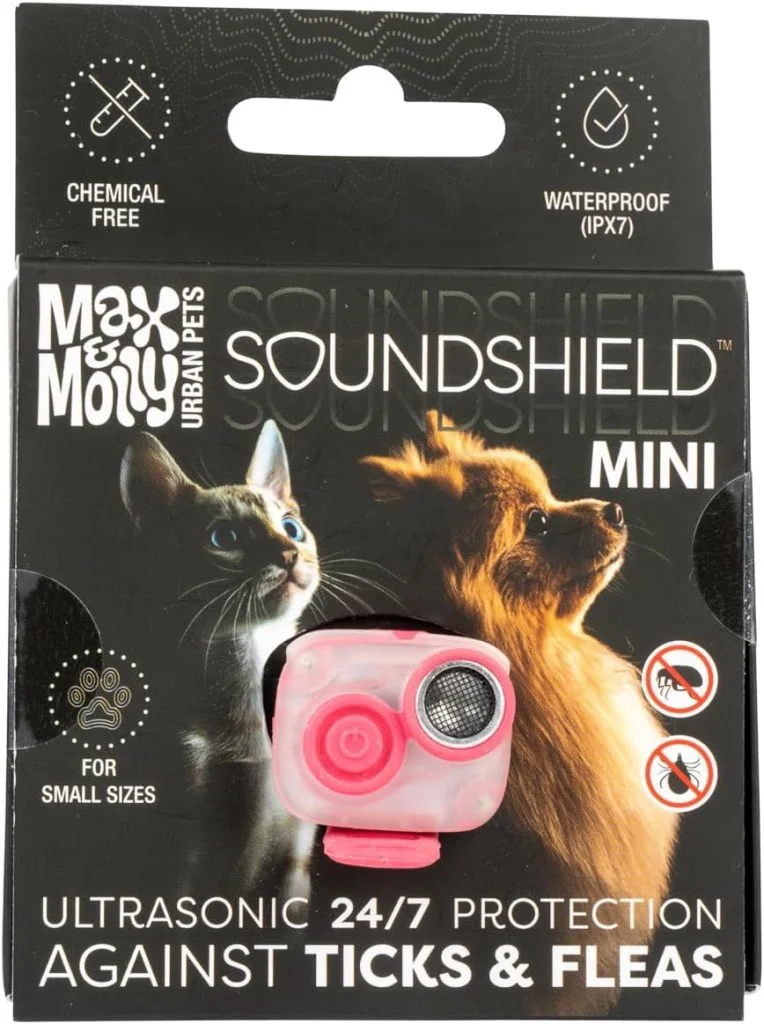 Max & Molly Soundshield MINI Ultrasonik Pire ve Kene Kovucu Tasma