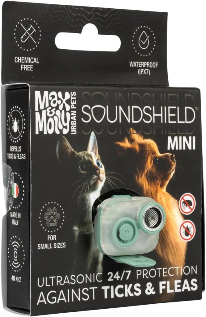 Max & Molly Soundshield MINI Ultrasonik Pire ve Kene Kovucu Tasma