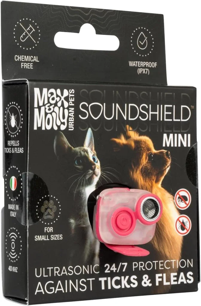 Max & Molly Soundshield MINI Ultrasonik Pire ve Kene Kovucu Tasma