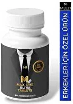 Max One Ultra Erkek Takviyesi - Performans ve Sertleştirici Etki, 30 Kapsül Fiyatı, Yorumları ve Özellikleri
