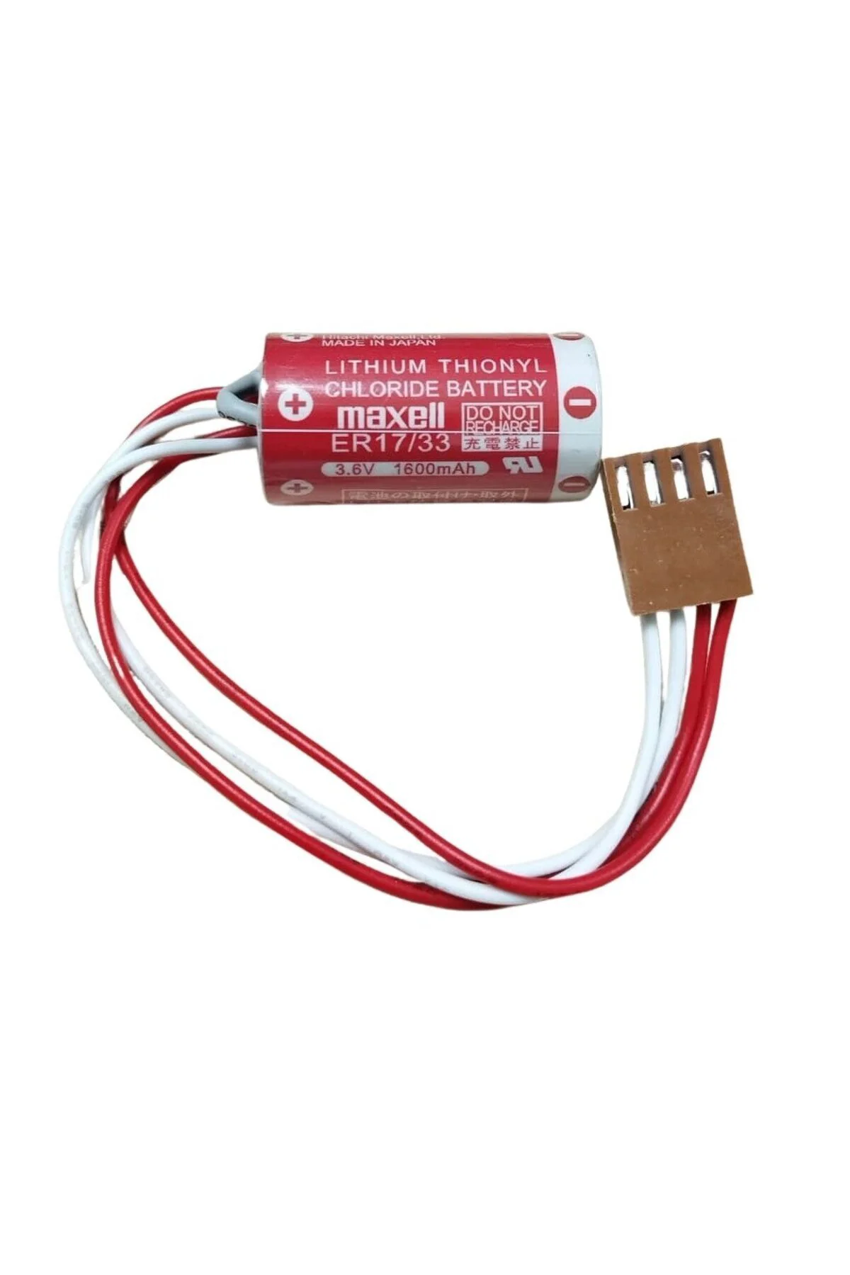 Maxell Er17/33 3.6v 2/3a 4 Pın Size Pil - Kahverengi Soket