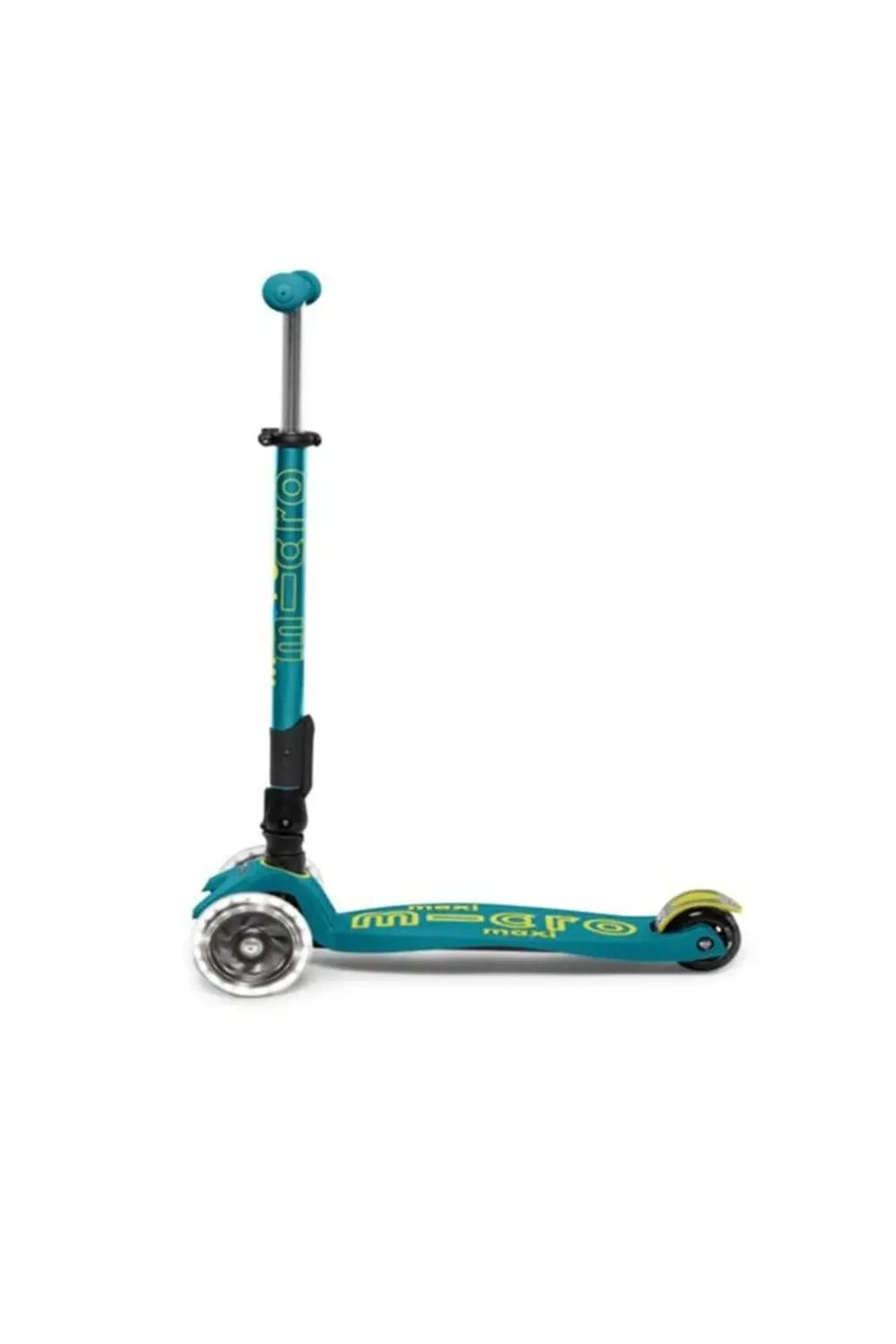 Maxi Deluxe Foldable Petrol Green (Led) Scooter MMD097