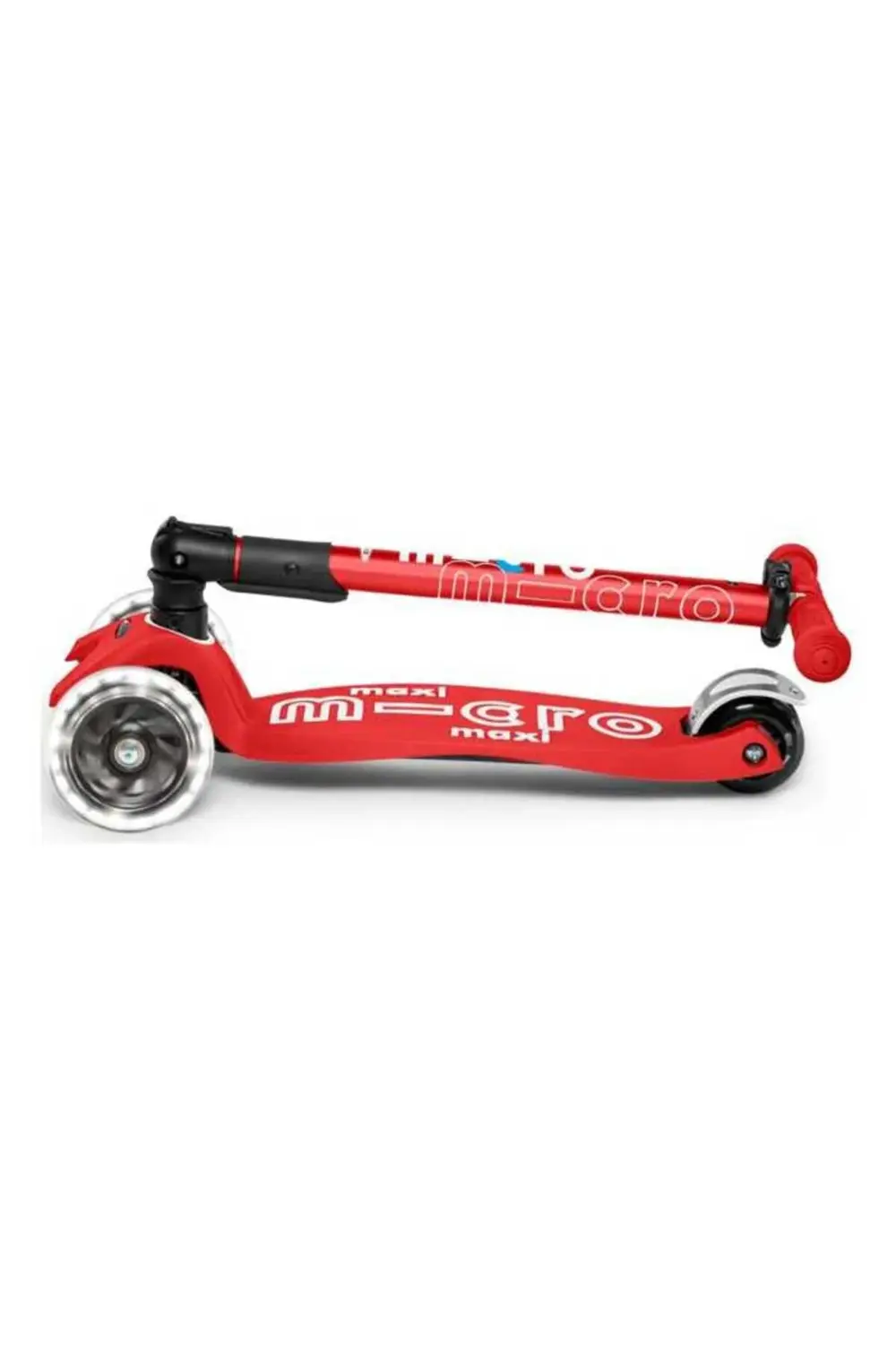 Maxi Deluxe Foldable Red (Led) Scooter MMD098