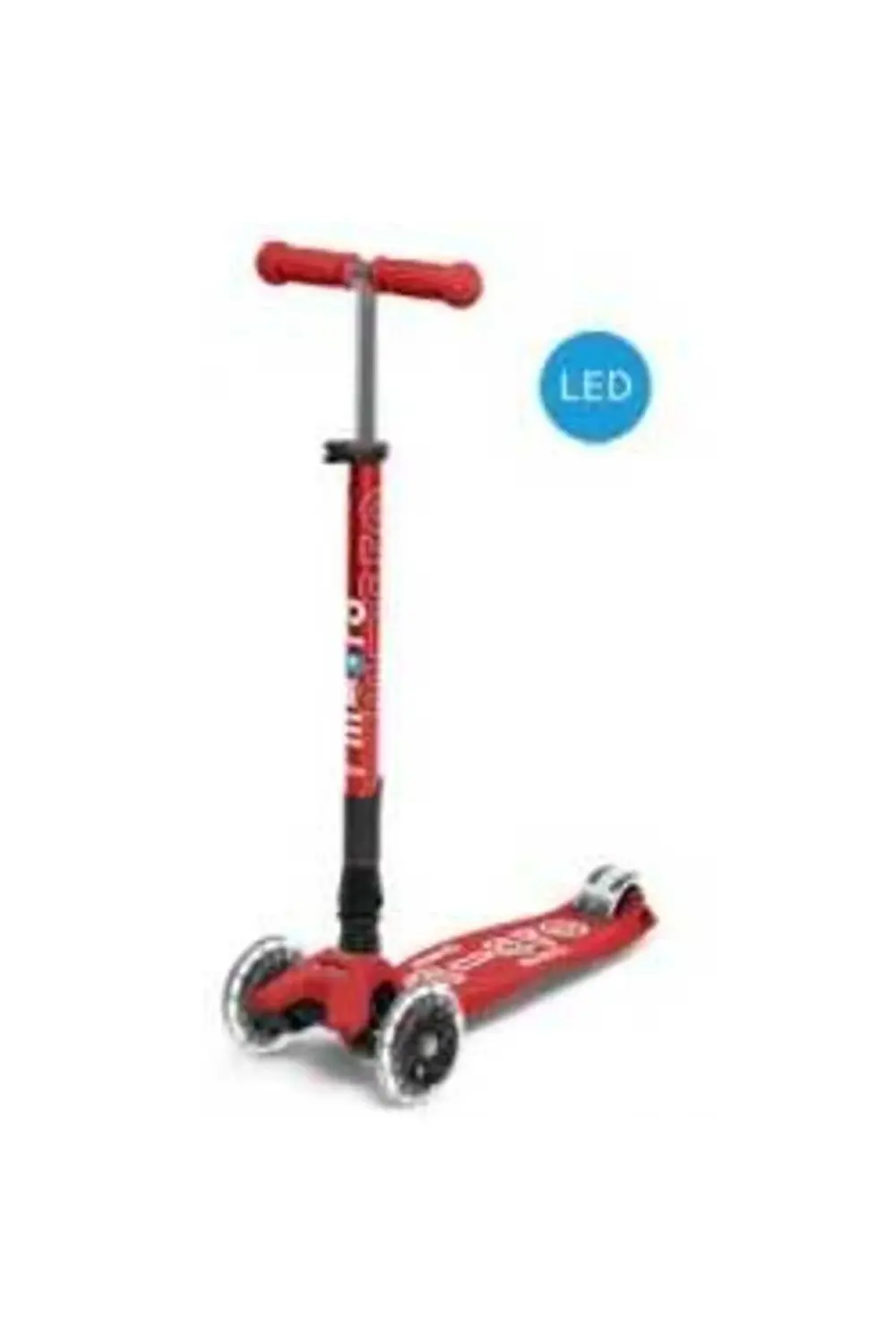 Maxi Deluxe Foldable Red (Led) Scooter MMD098