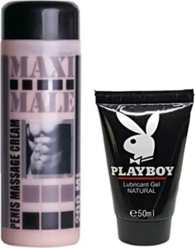 Maxi Male Hintohu Kremi 200 ml ve Playboy Natural Lubricant 50 ml - Doğal Enerji ve Konfor Fiyatı, Yorumları ve Özellikleri