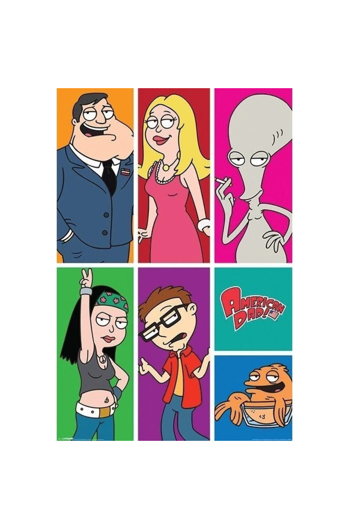 Maxi Poster American Dad Panels