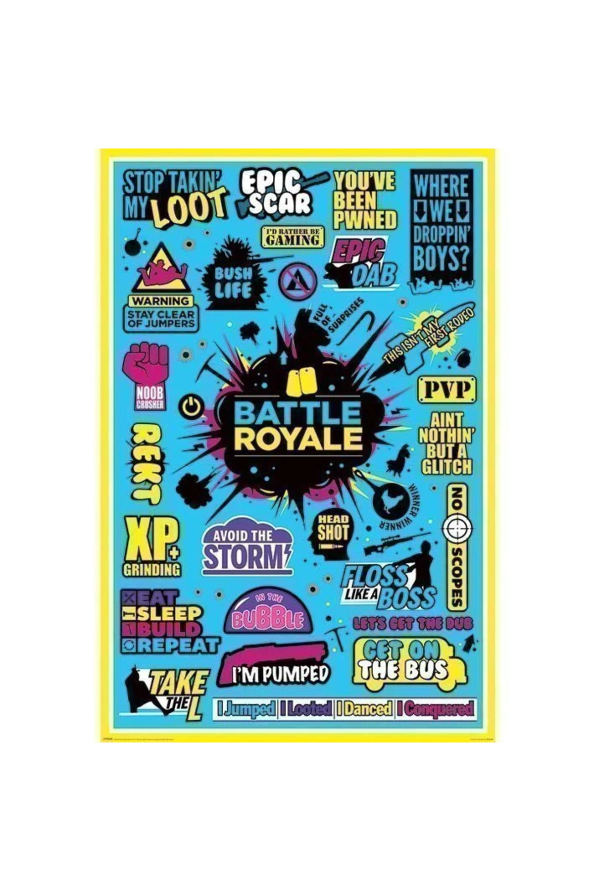 Maxi Poster Battle Royale (Infographic)