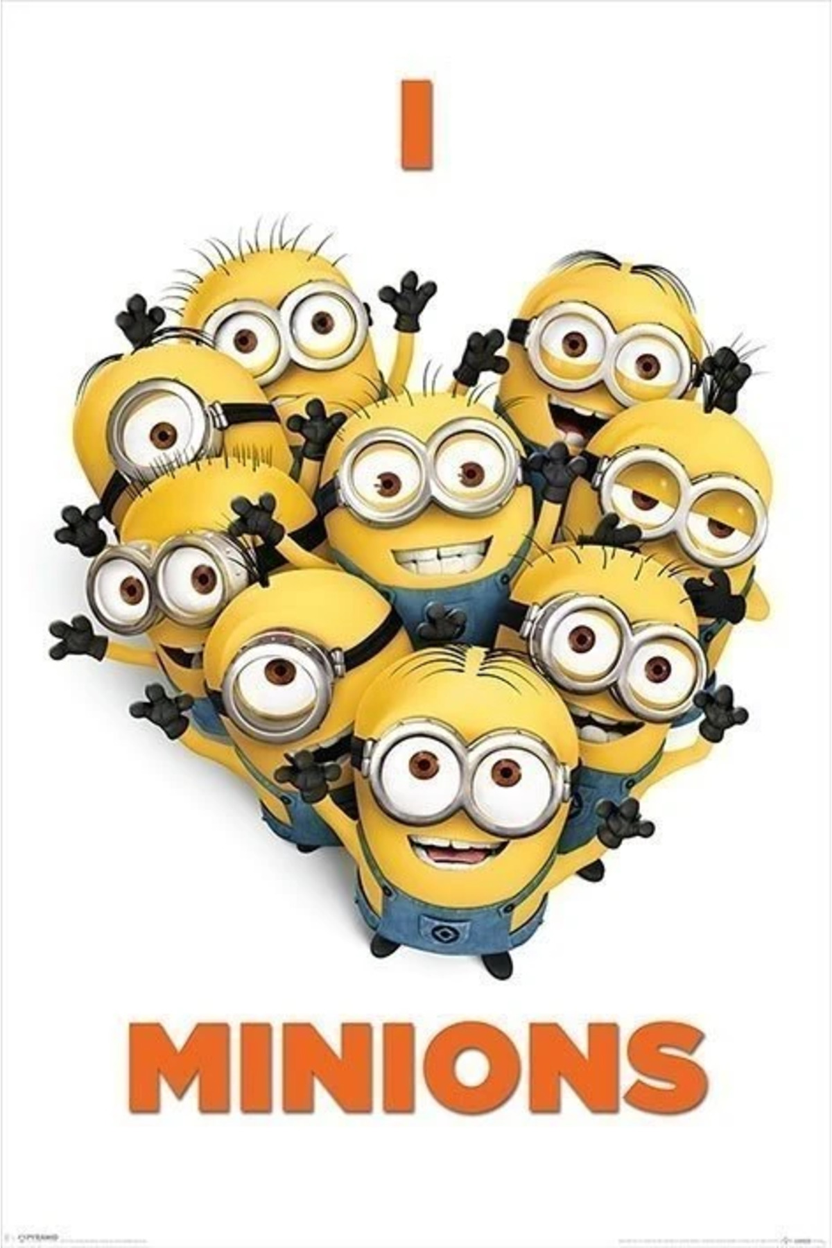 Maxi Poster Despicable Me I Love Minions