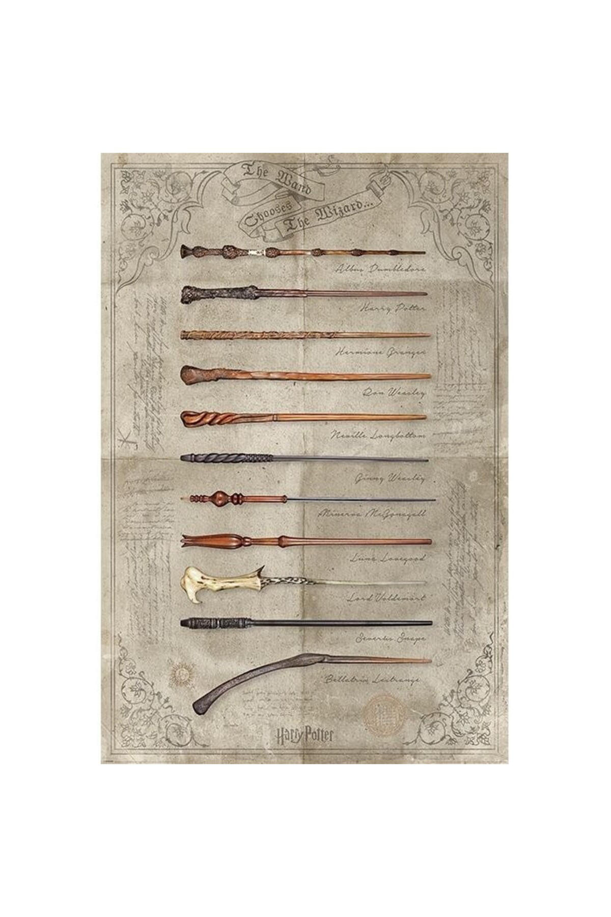 Maxi Poster Harry Potter (The Wand Chooses The Wizard)