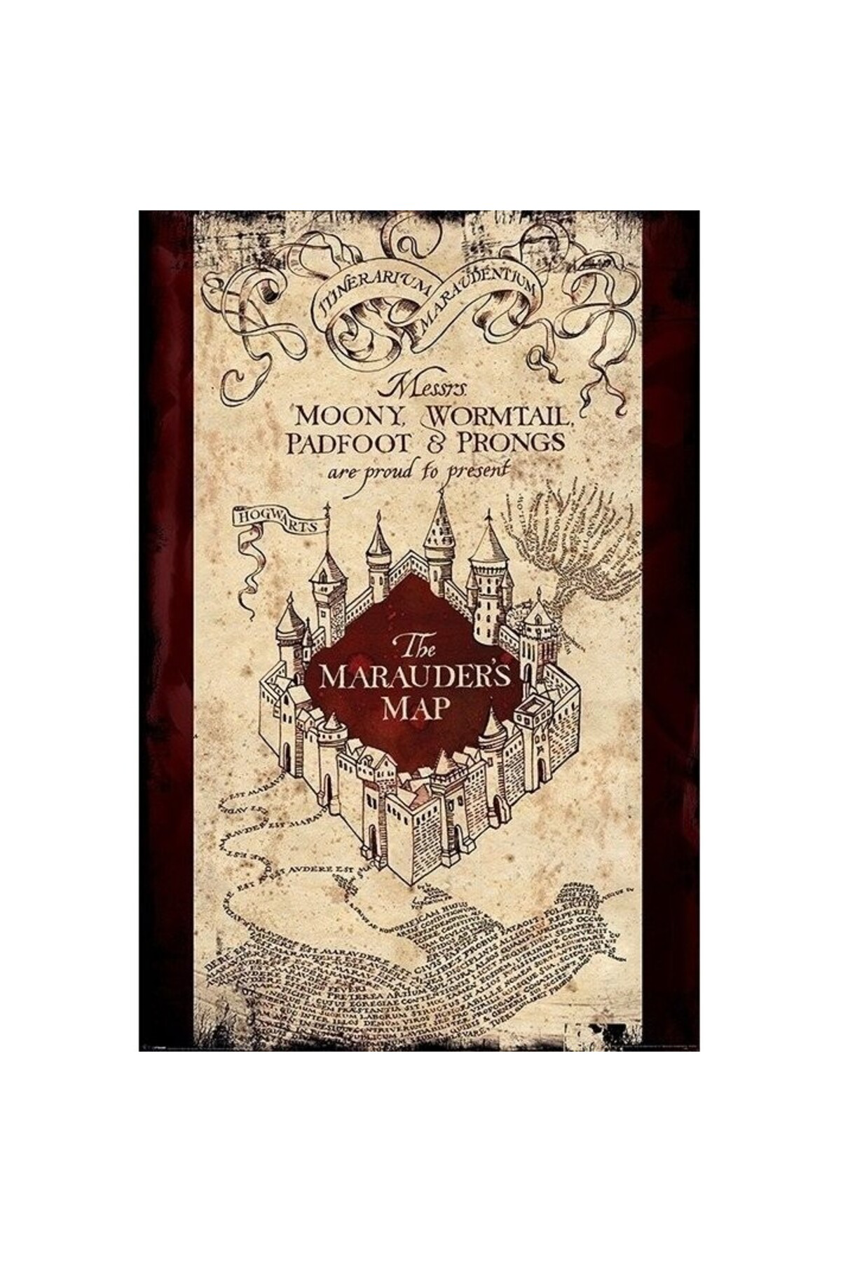 Maxi Poster Harry Potter The Marauders Map
