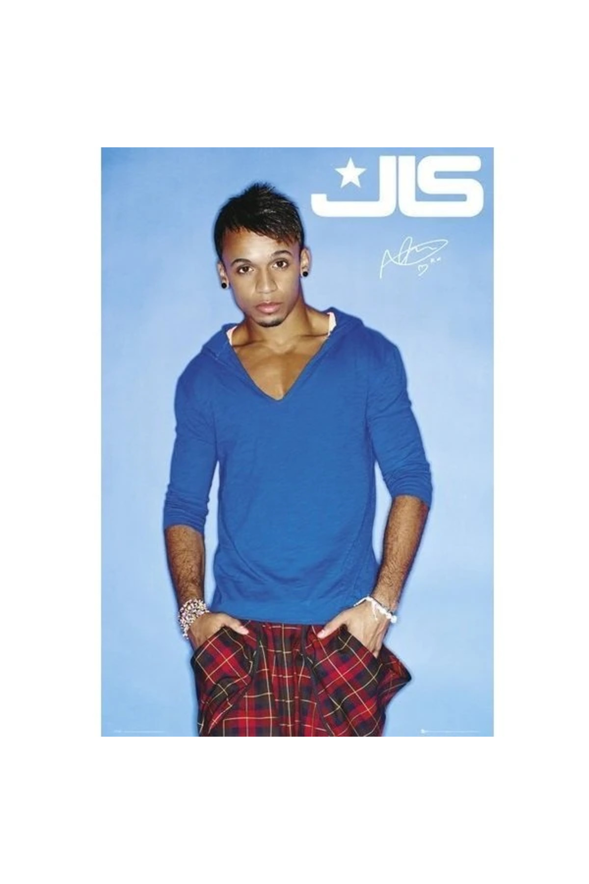 Maxi Poster - JLS Aston Blue
