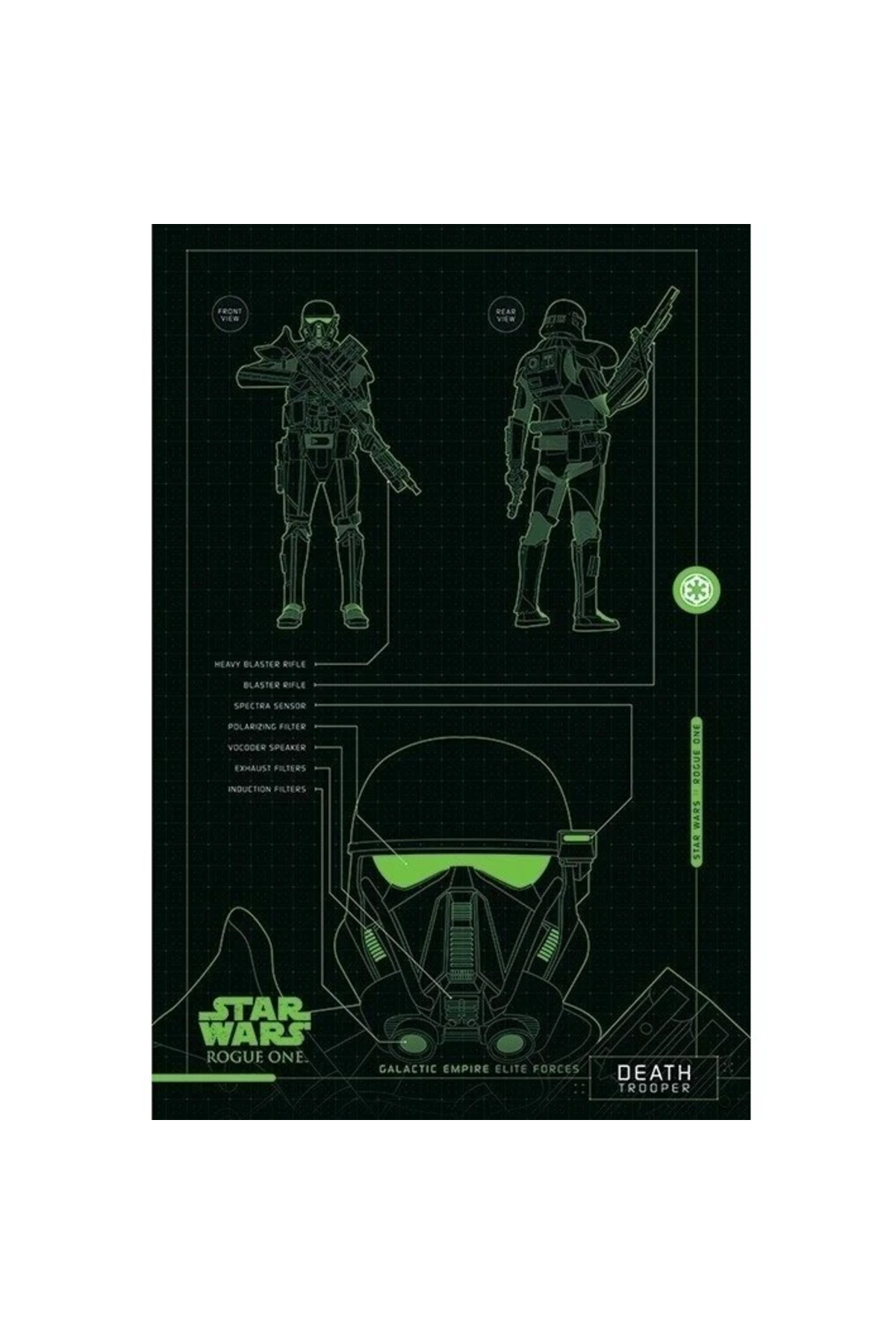 Maxi Poster Star Wars Rogue One Death Trooper Plans