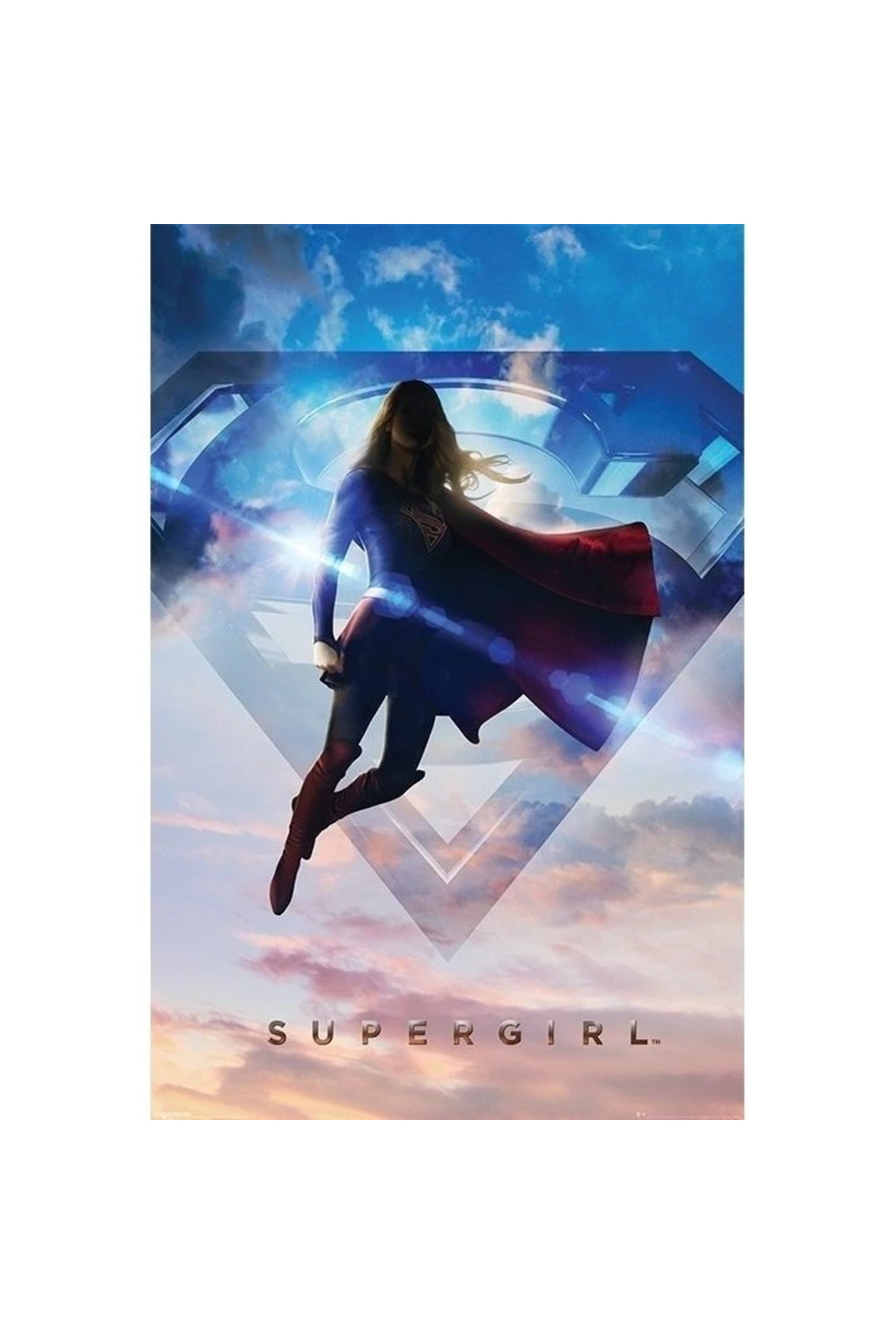 Maxi Poster Supergirl Clouds