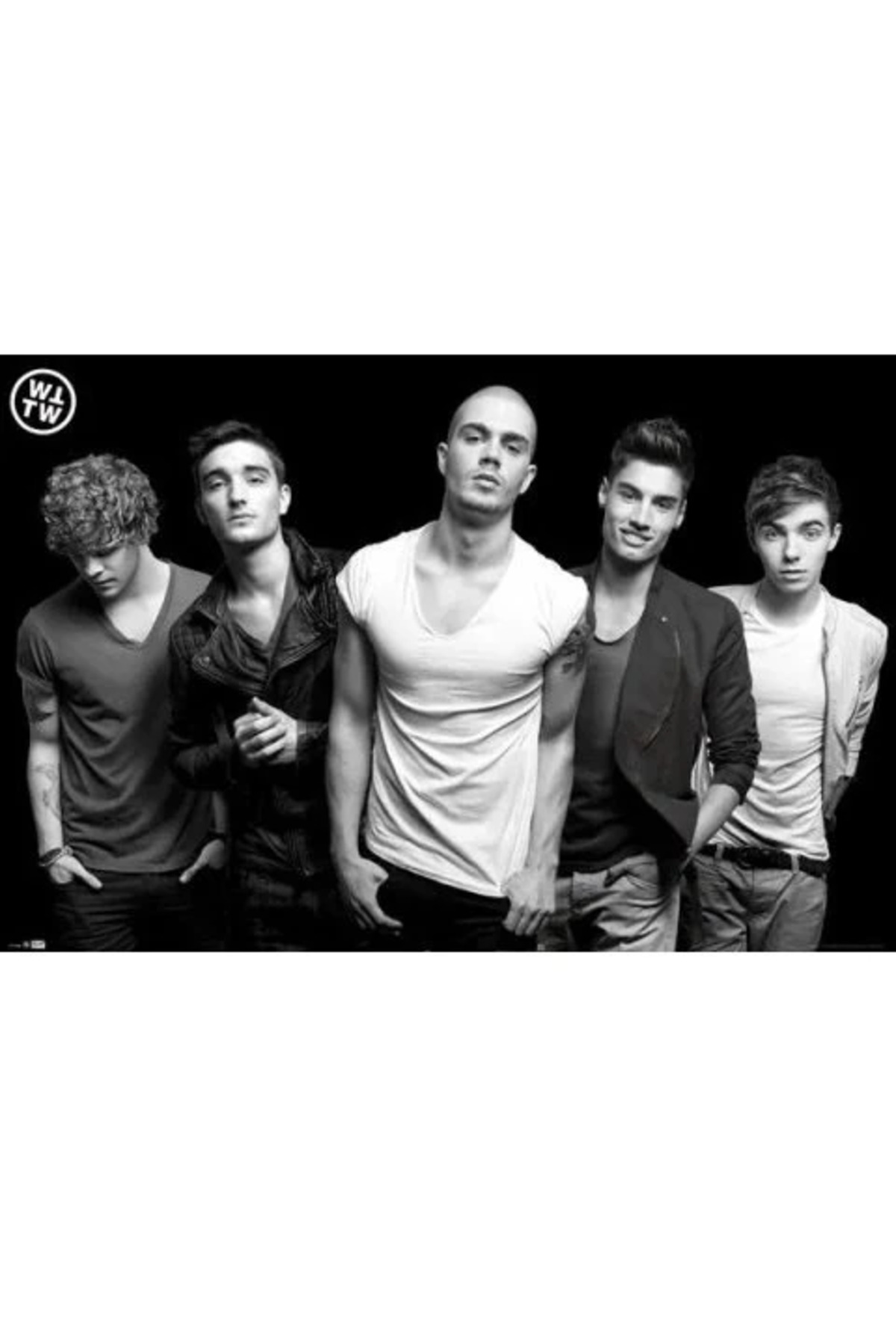 Maxi Poster - The Wanted Black & White