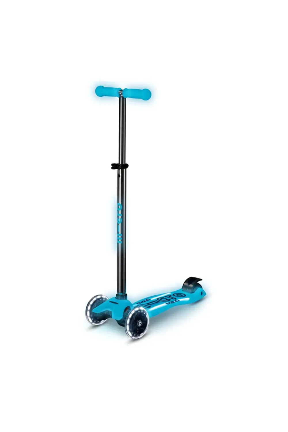 Maxi Scooter Deluxe Glow Led Plus Crystal Blue MMD377
