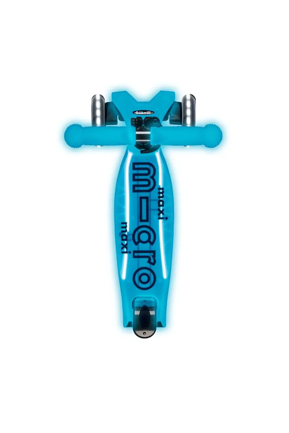 Maxi Scooter Deluxe Glow Led Plus Crystal Blue MMD377