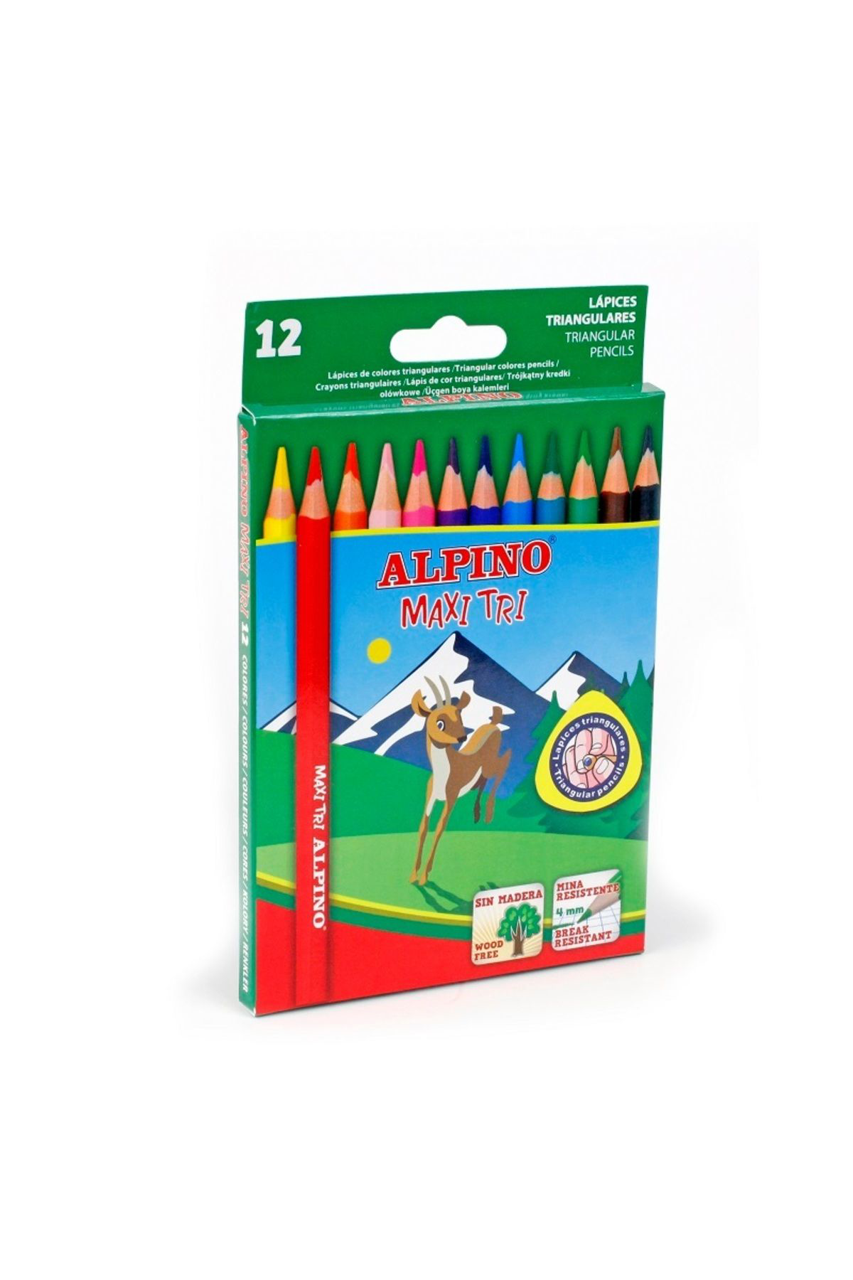 Maxı Trı 12 Li Boya Kalemi Al-2133