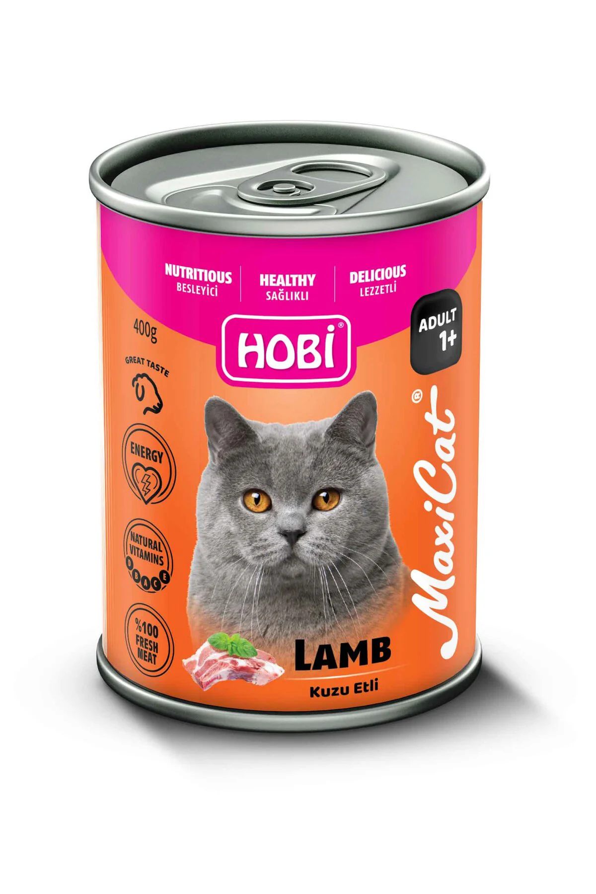 Maxicat Kuzu Etli Yetişkin Kedi Konservesi 400 Gr x 6 Adet