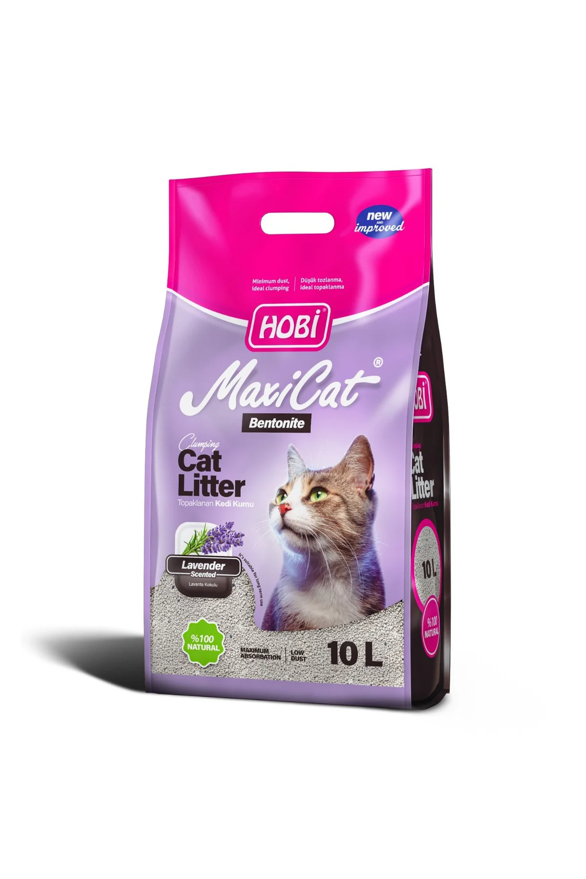 Maxicat Lavanta Kokulu Bentonit Kedi Kumu 10 Litre