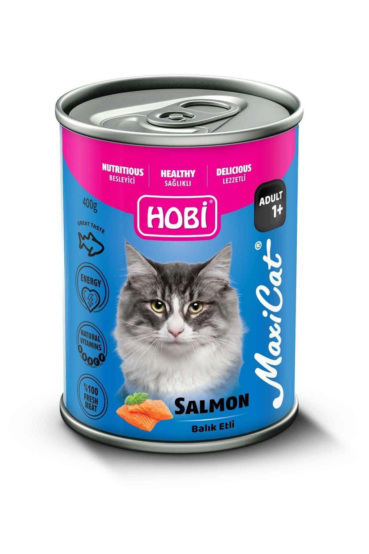 Hobi Maxicat Somonlu Kedi Konserve 400 Gr