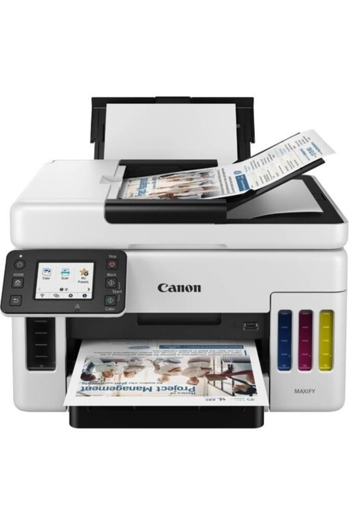 Maxıfy Gx6040 Tanklı Yazıcı Tarayıcı Fotokopi Ethernet/wıfı A4 Re