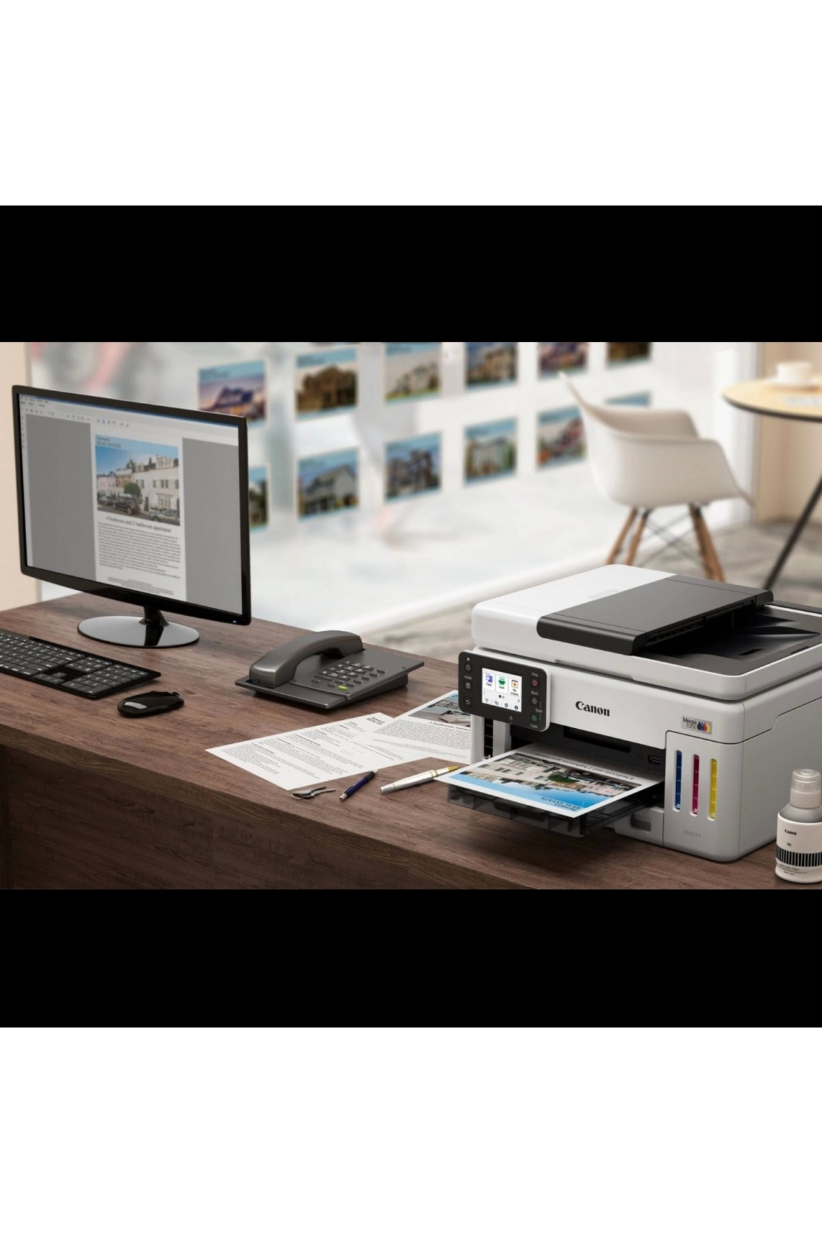 Maxıfy Gx6140, Renkli, Mürekkep Mega Tanklı, Yazıcı, Tarayıcı, Wi