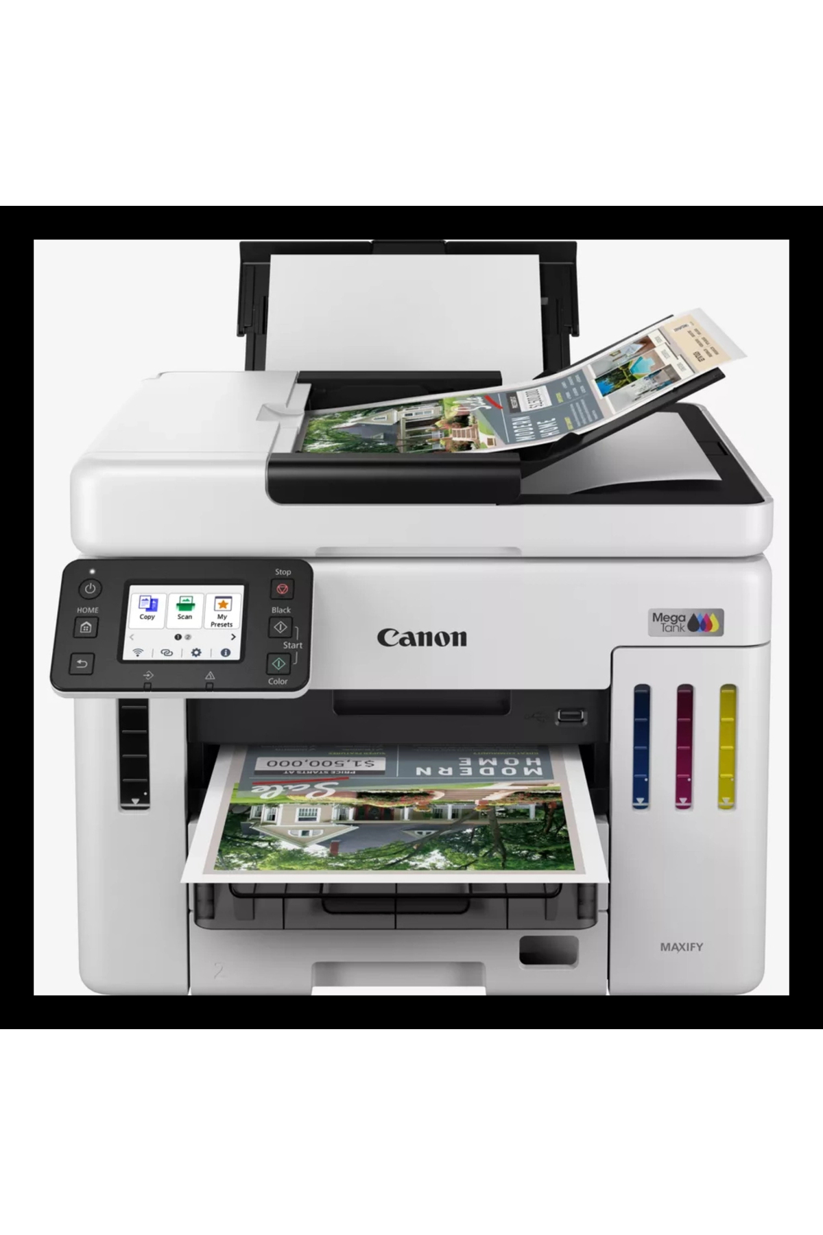 Maxıfy Gx7140, Renkli, Mürekkep Mega Tanklı, Yazıcı, Tarayıcı, Wi