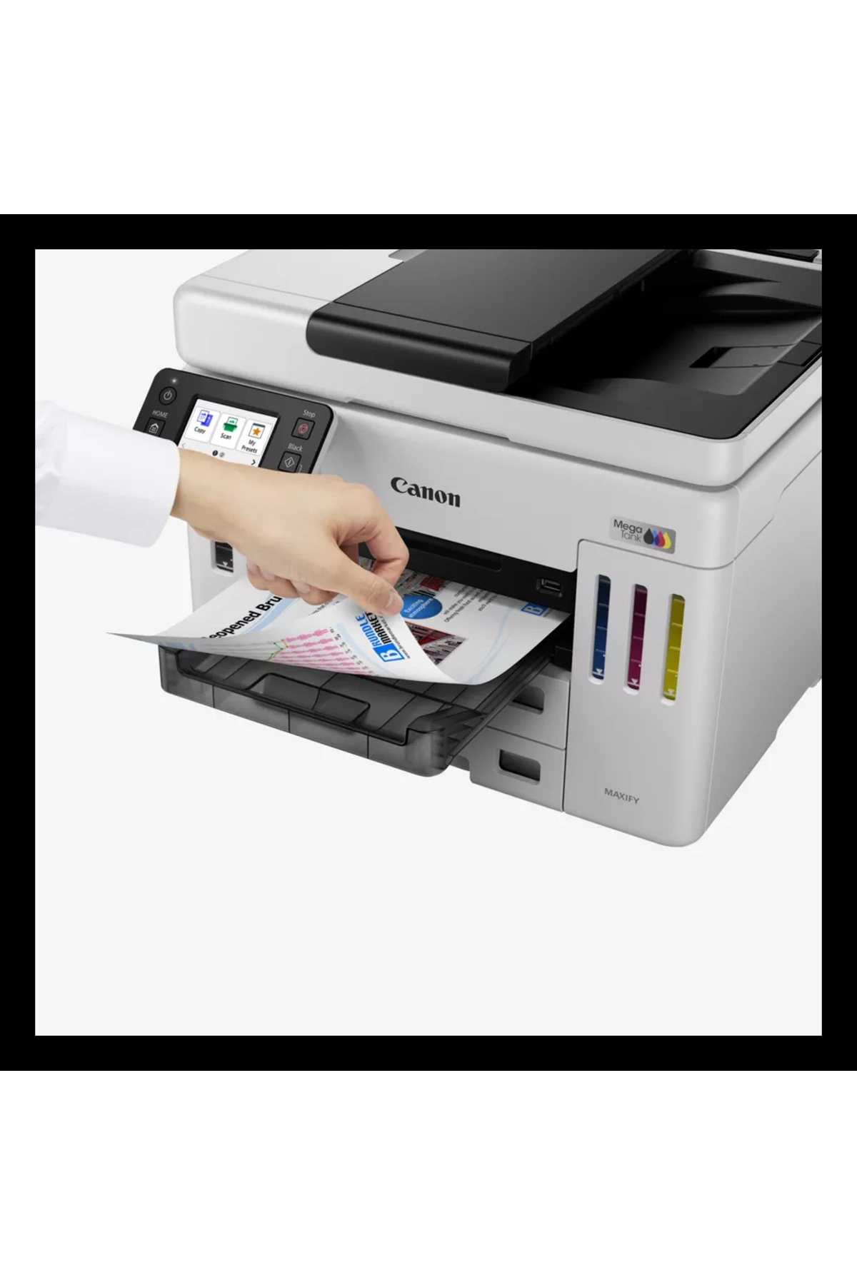 Maxıfy Gx7140, Renkli, Mürekkep Mega Tanklı, Yazıcı, Tarayıcı, Wi