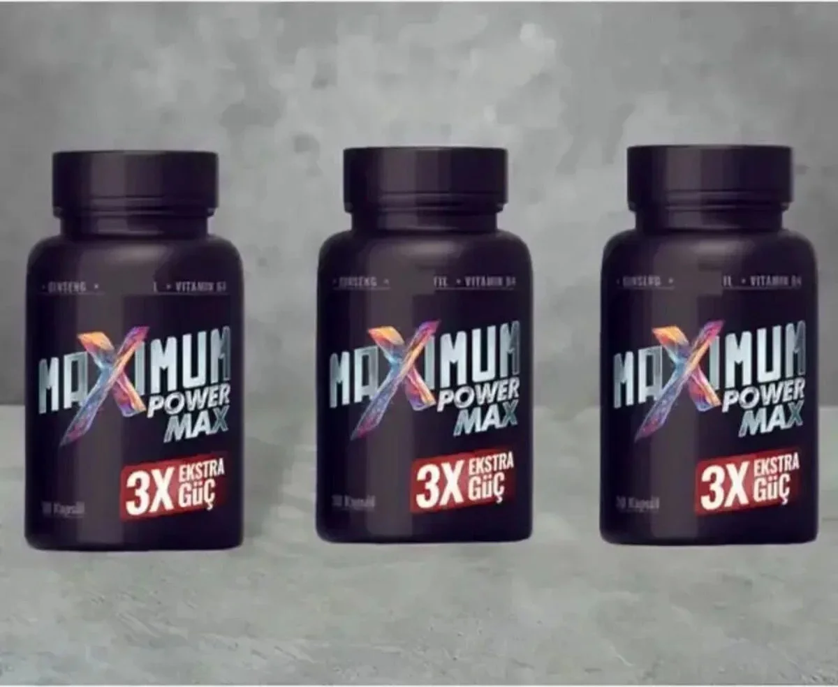 Maximum Power Max 3x Effect Erkekler İçin Ekstra Güç Destek Takviyesi - 30'lu 3 Adet Fiyatı, Yorumları ve Özellikleri