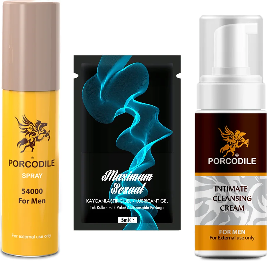 Maximum Sexual Porcodile For Men Sprey ve Krem Seti
