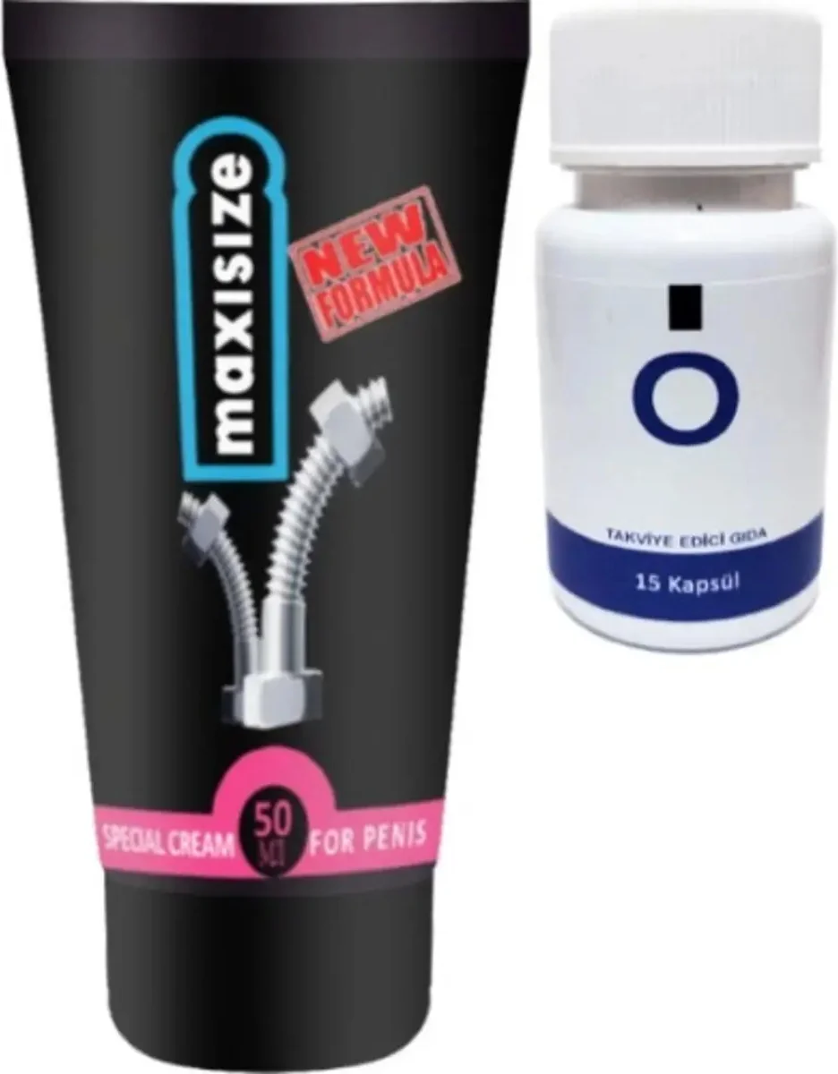 Maxsize Erkekler İçin 50 ml Krem + 15 Li O Caps - Güç ve Dayanıklılık Desteği Fiyatı, Yorumları ve Özellikleri