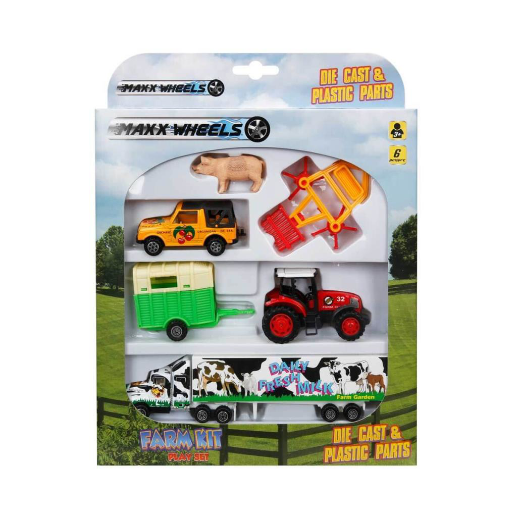 Maxx Wheels Araçlı Çiftlik Seti