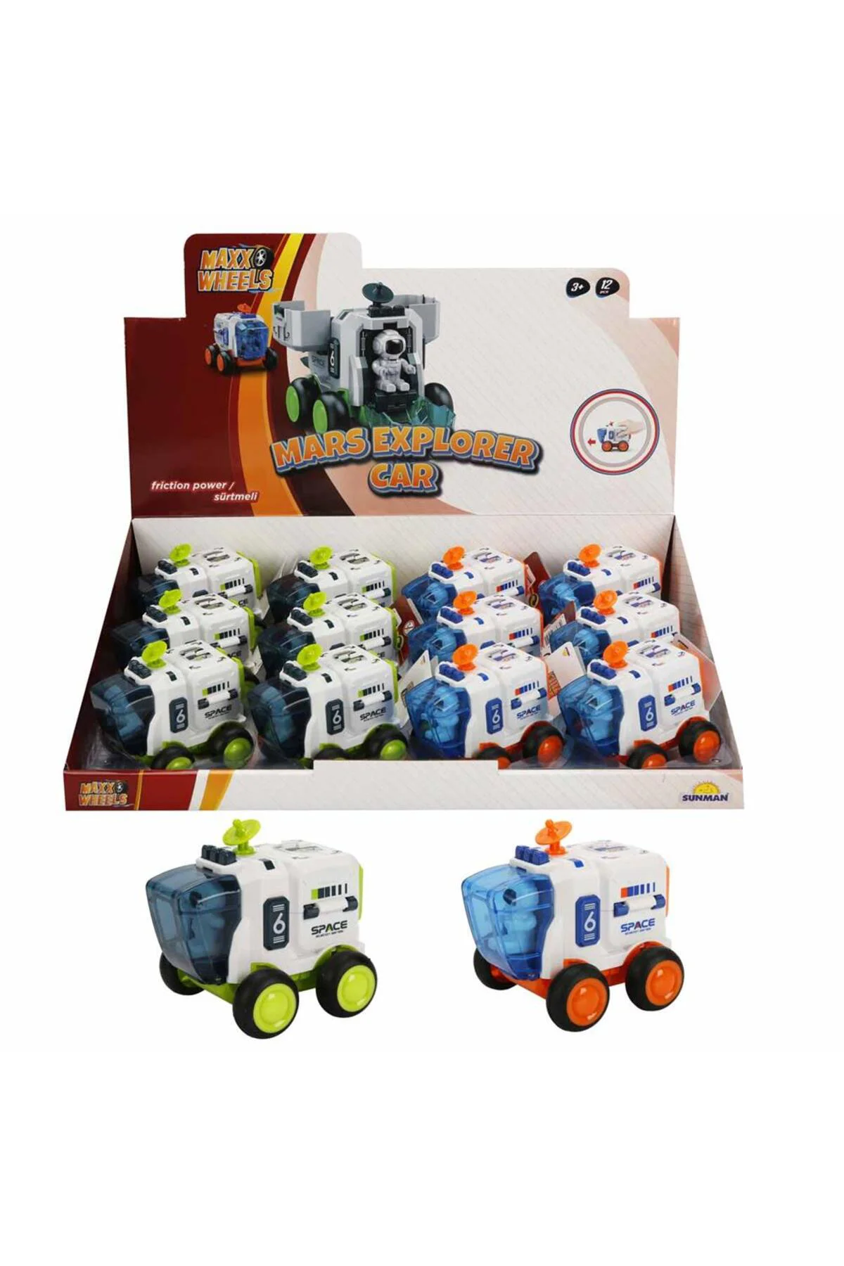 Maxx Wheels Astronotlu Sürtmeli Uzay Aracı
