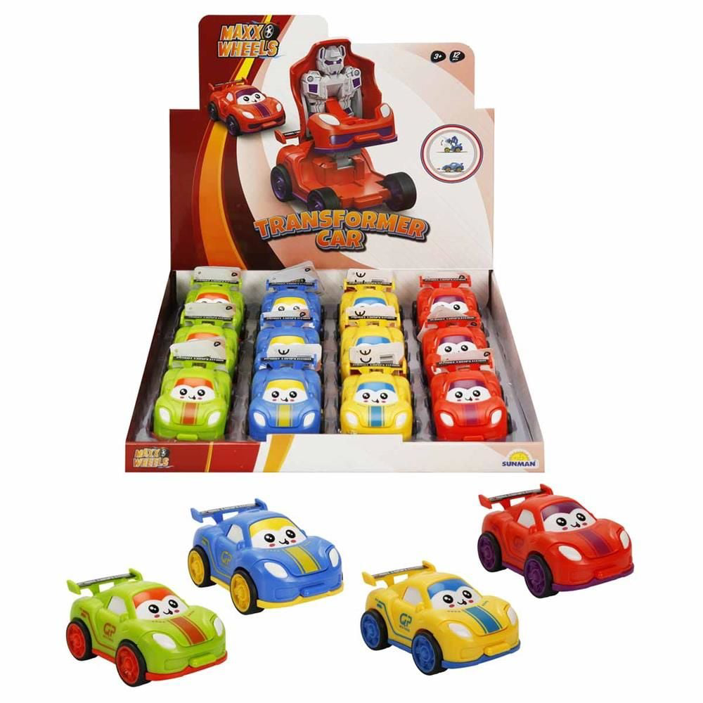 Maxx Wheels Robota Dönüşen Sürtmeli Araba - 1 Adet Stokta Olan Gö Maxx Wheels Robota Dönüşen Sürtmeli Araba - 1 Adet Stokta Olan Gö