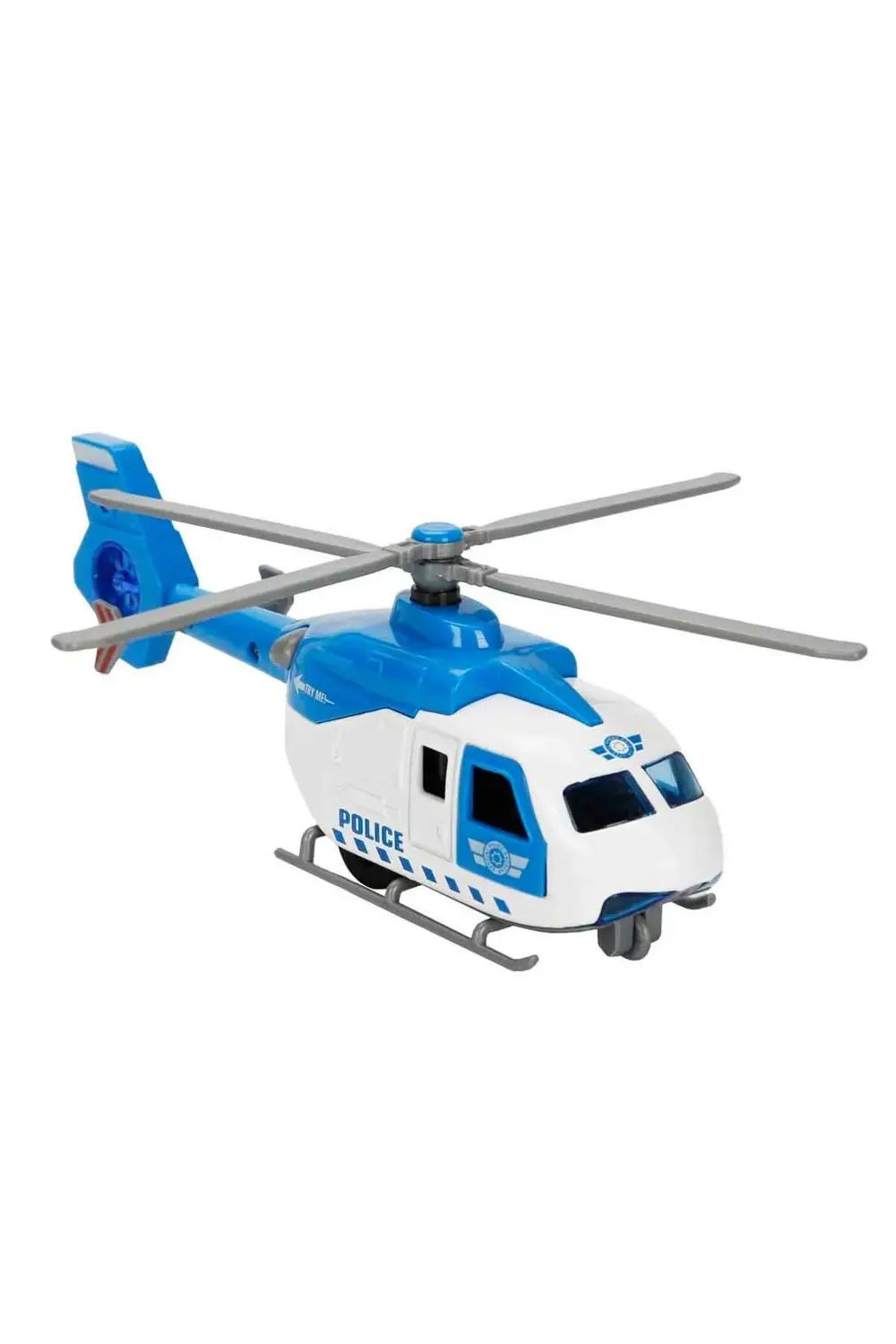 Maxx Wheels Sesli Işıklı Çek Bırak Die Cast Helikopter – Metal Gö