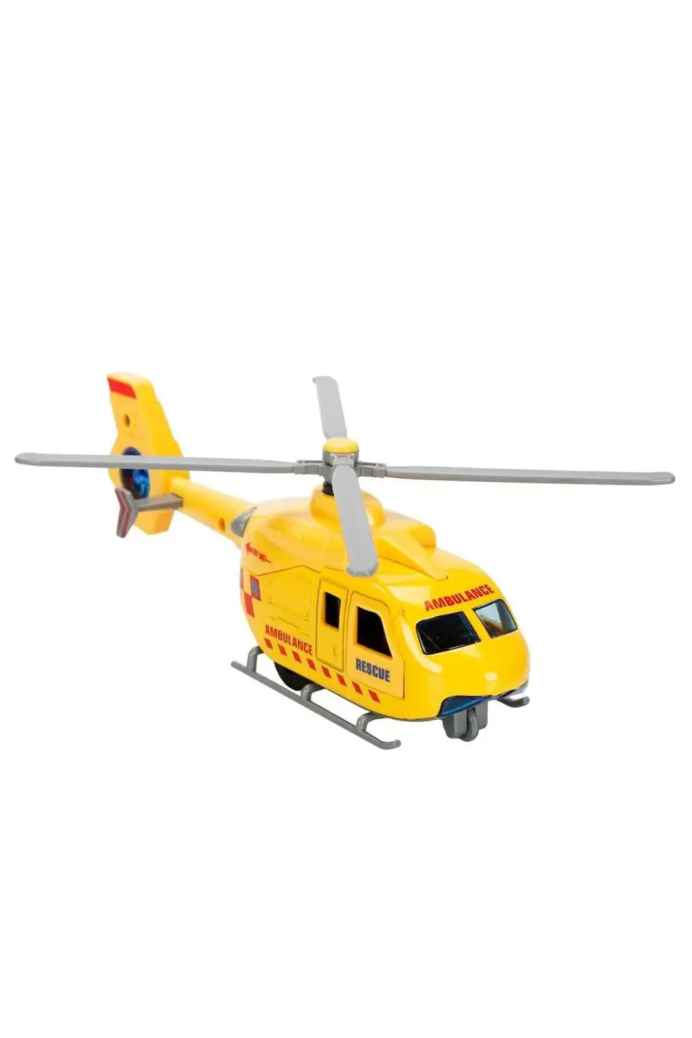 Maxx Wheels Sesli Işıklı Çek Bırak Die Cast Helikopter – Metal Gö