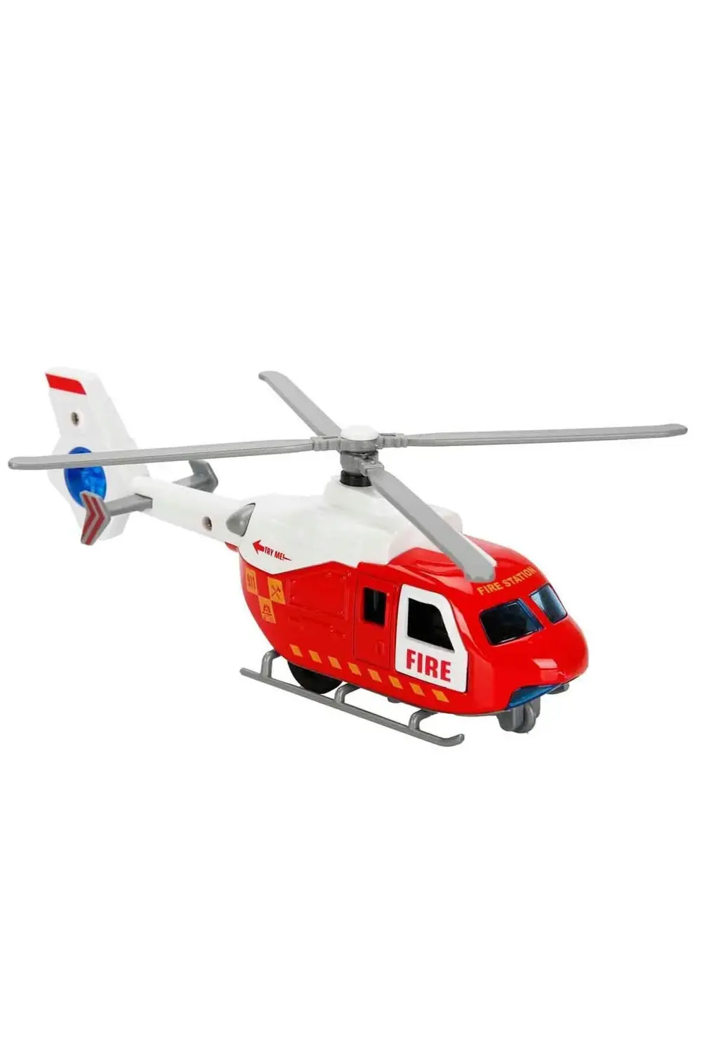 Maxx Wheels Sesli Işıklı Çek Bırak Die Cast Helikopter – Metal Gö