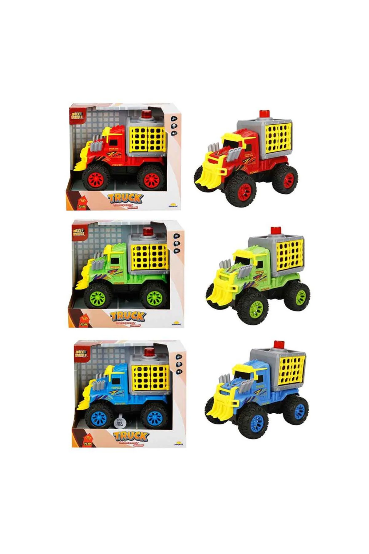 Maxx Wheels Sesli Ve Işıklı Canavar Dinozor Taşıma Kamyonu