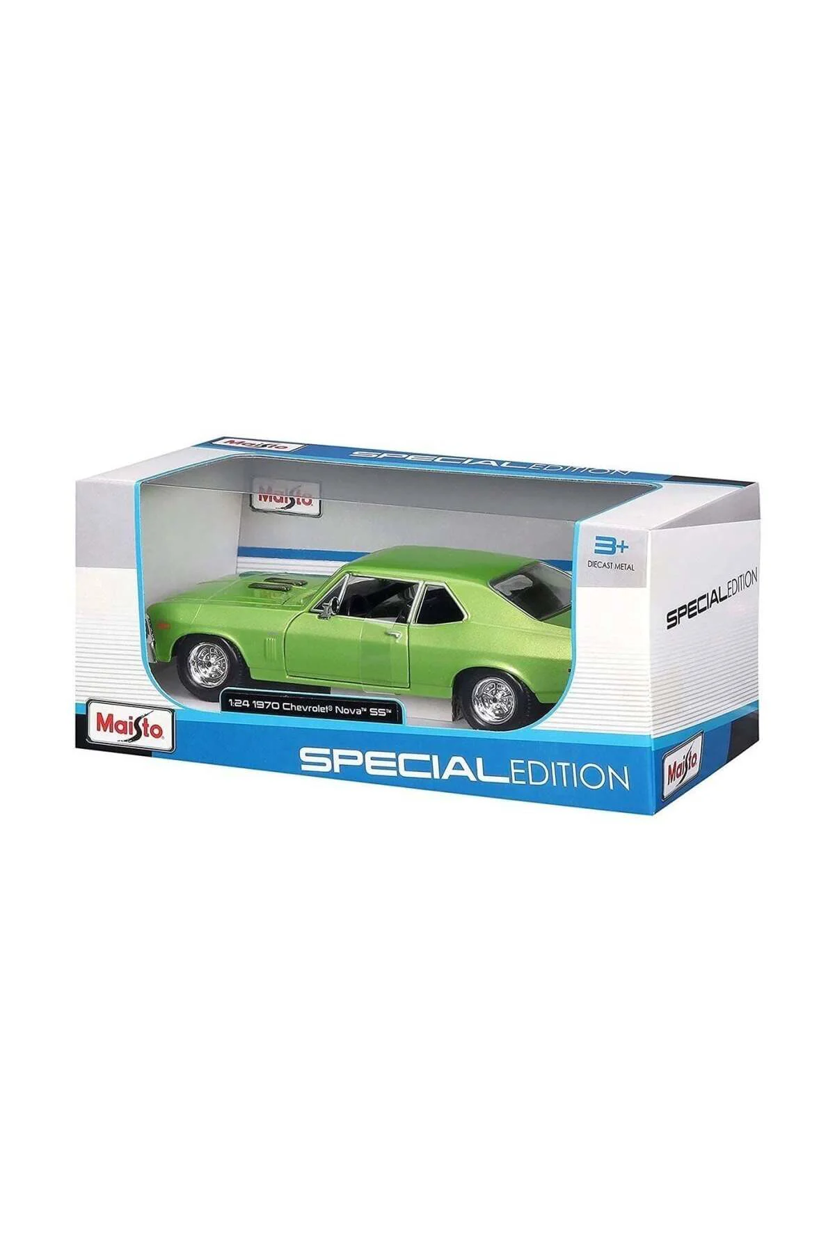 May 31262 1:24 Maisto Chevrolet Nova Ss 1970 Model Araba-Necotoys