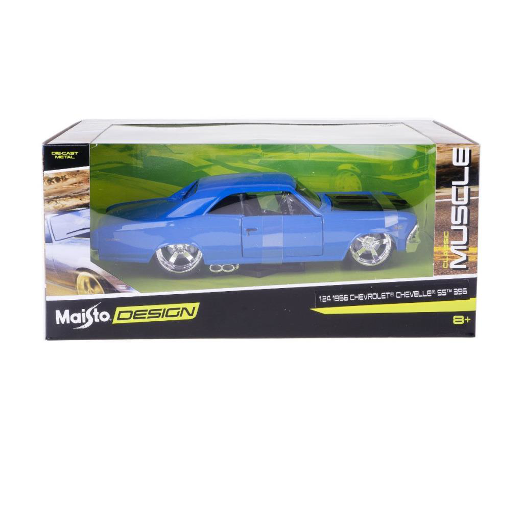 MAY 31333 1:24 1966 Chevrolet Chevelle SS 396 Model Araba -Necoto MAY 31333 1:24 1966 Chevrolet Chevelle SS 396 Model Araba -Necoto