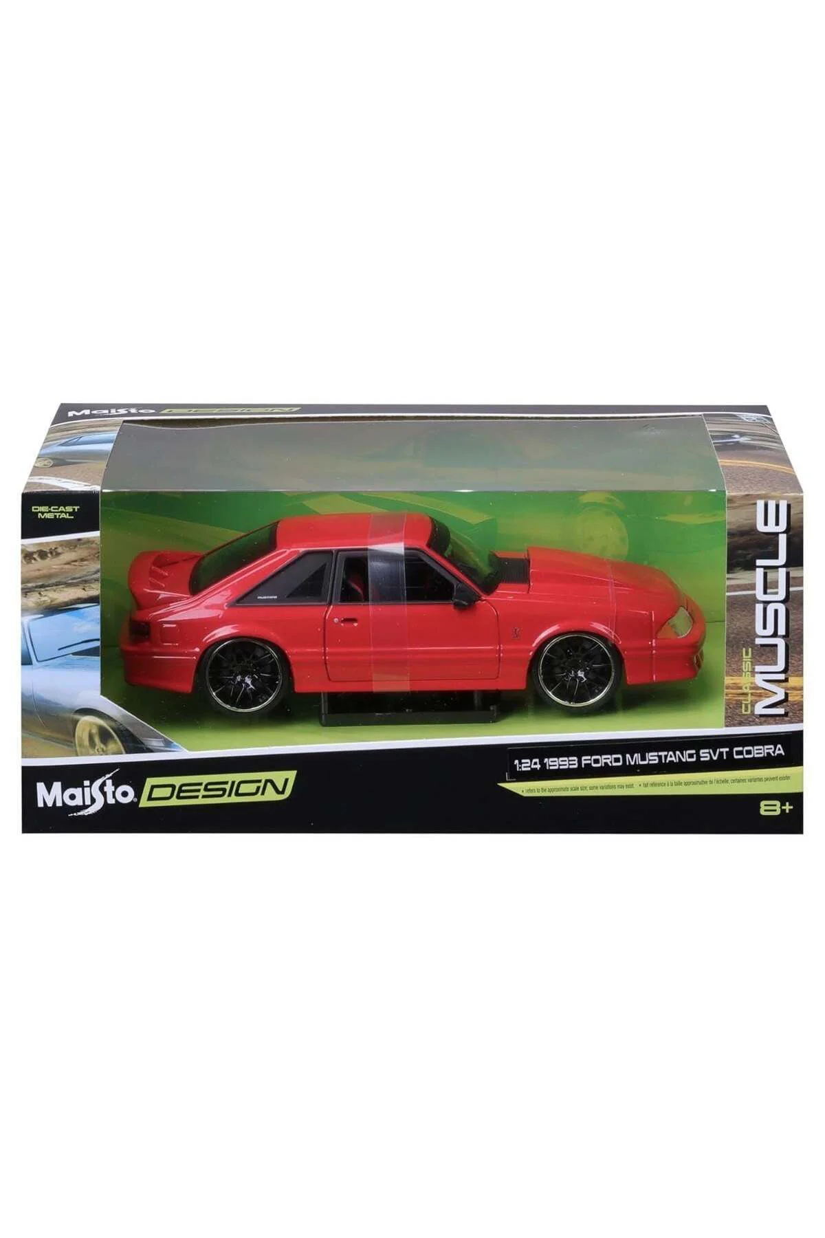 May 32549 1:24 1993 Ford Mustang Svt Cobra Model Araba-Necotoys