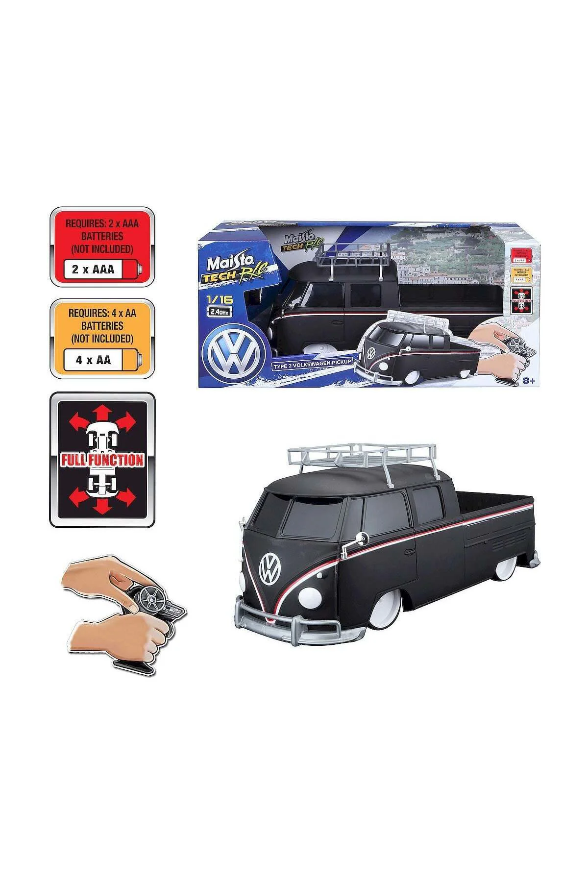 May 82707 Kumandalı Type 2 Volkswagen Pick Up 1:16 -Necotoys May 82707 Kumandalı Type 2 Volkswagen Pick Up 1:16 -Necotoys