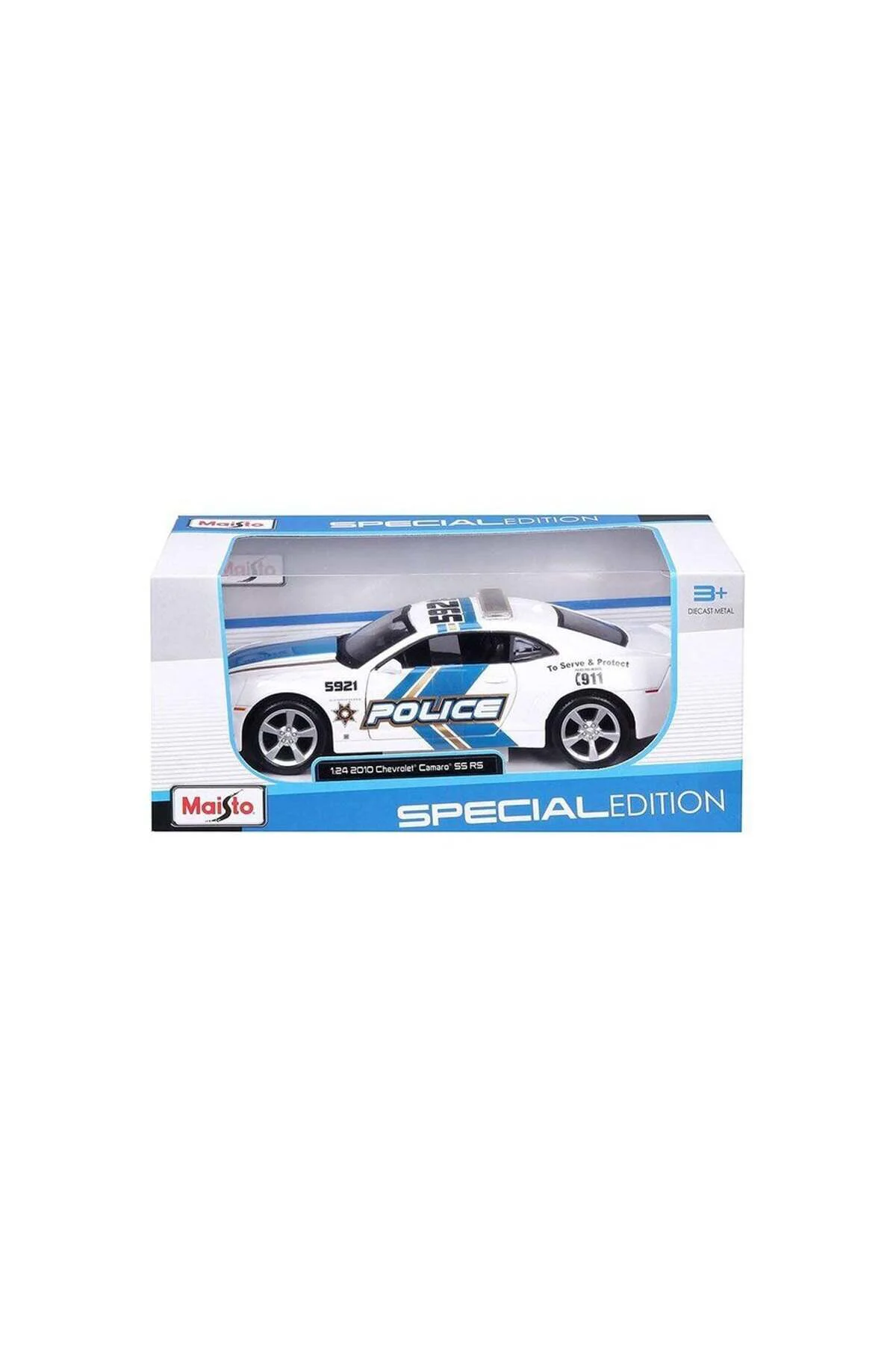 May32108 Maisto 1:24 2010 Model Chevrolet Camaro Ss Rs Police Model Araba-Necotoys