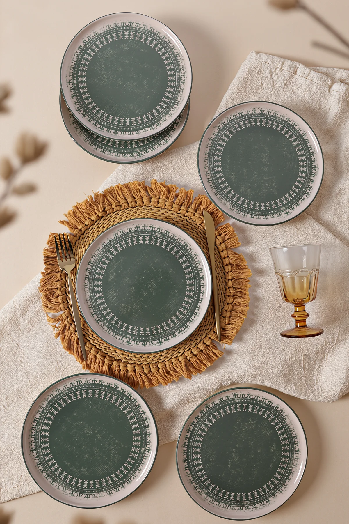Maya Nordic Pasta Tabağı 22 Cm 6 Adet 20789