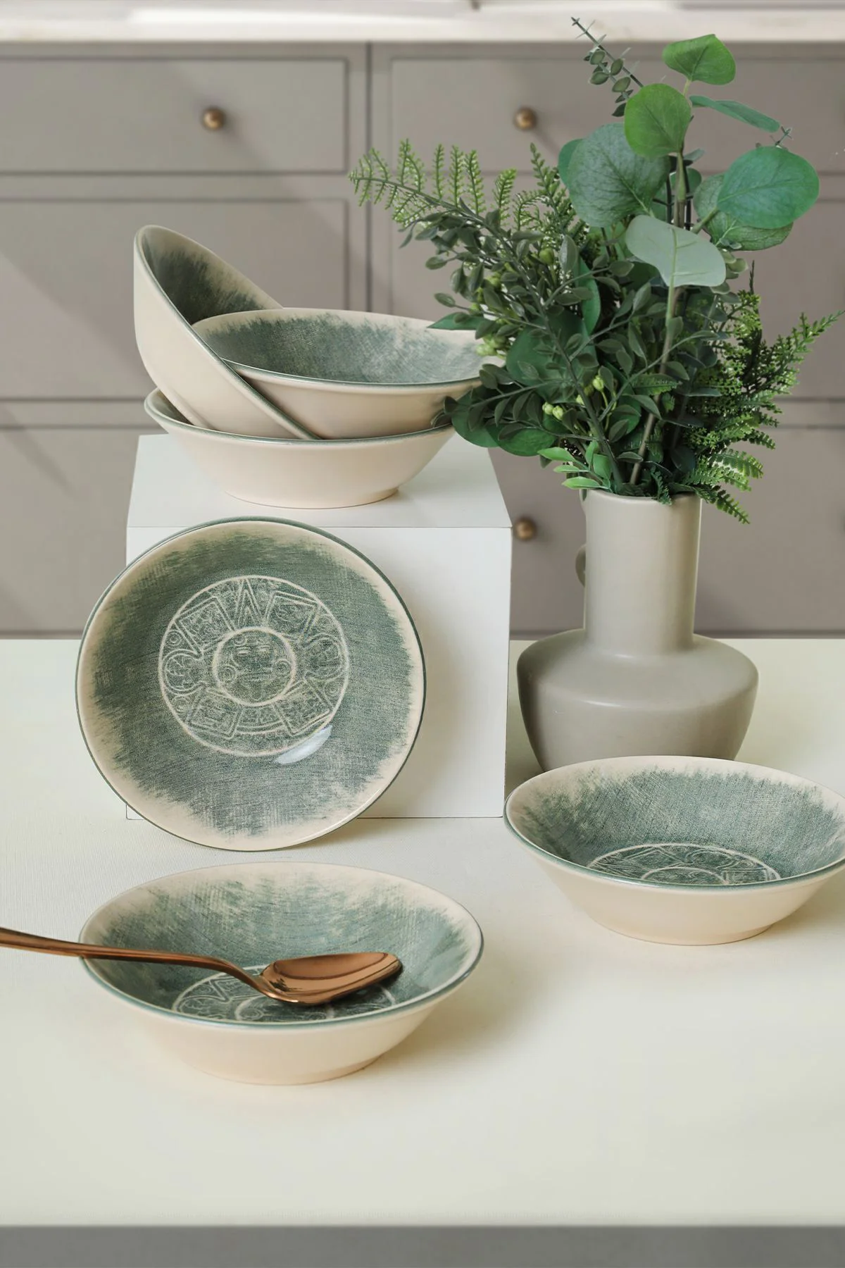 Maya Yemek Tabağı 18 Cm 6 Adet 20790